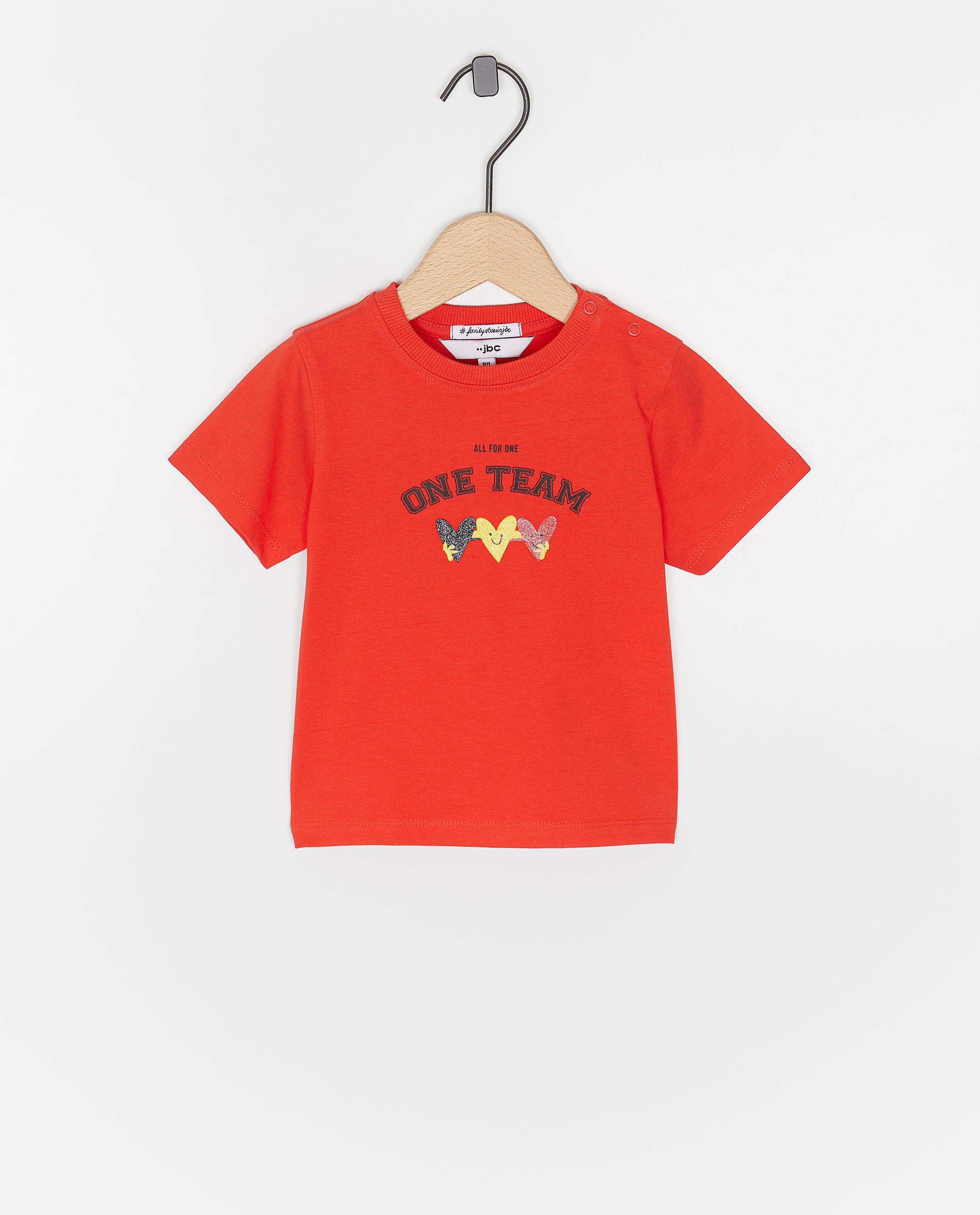 T-shirt met opschrift, supporterscollectie, baby - null - Familystories
