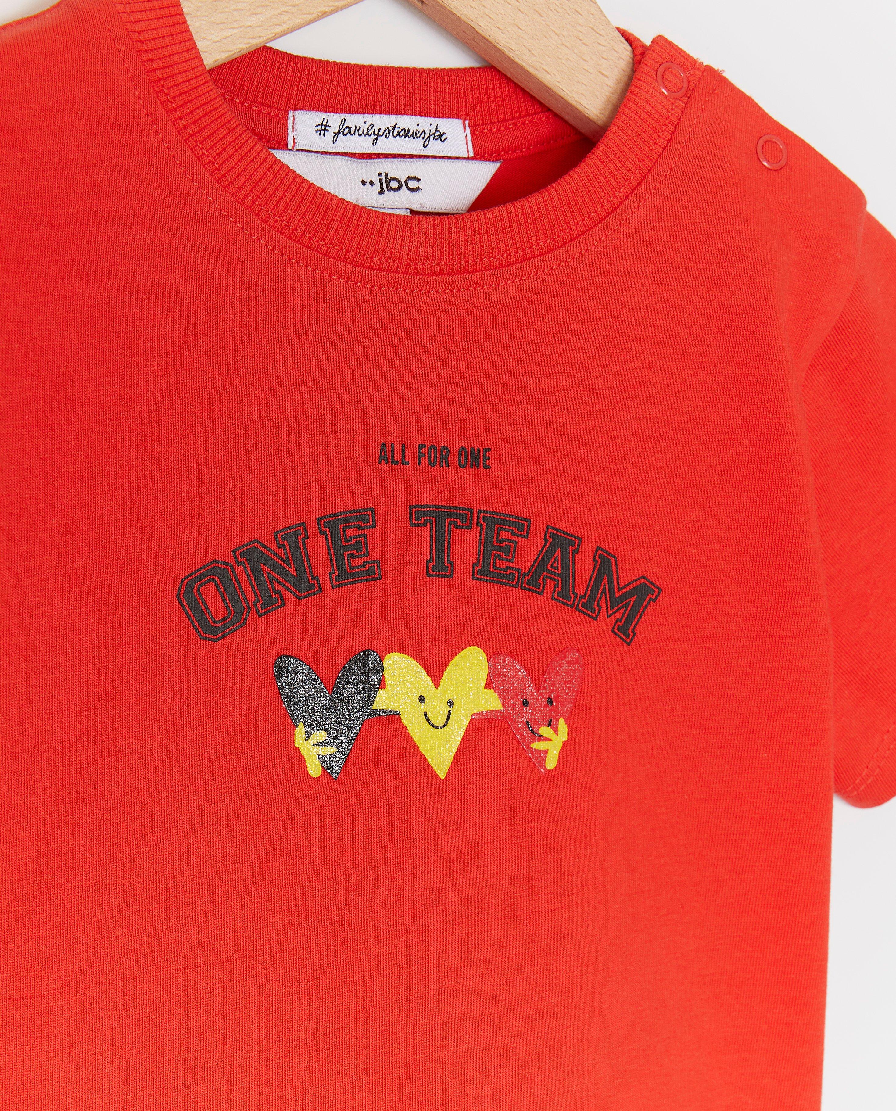 T-shirts - T-shirt met opschrift, supporterscollectie, baby