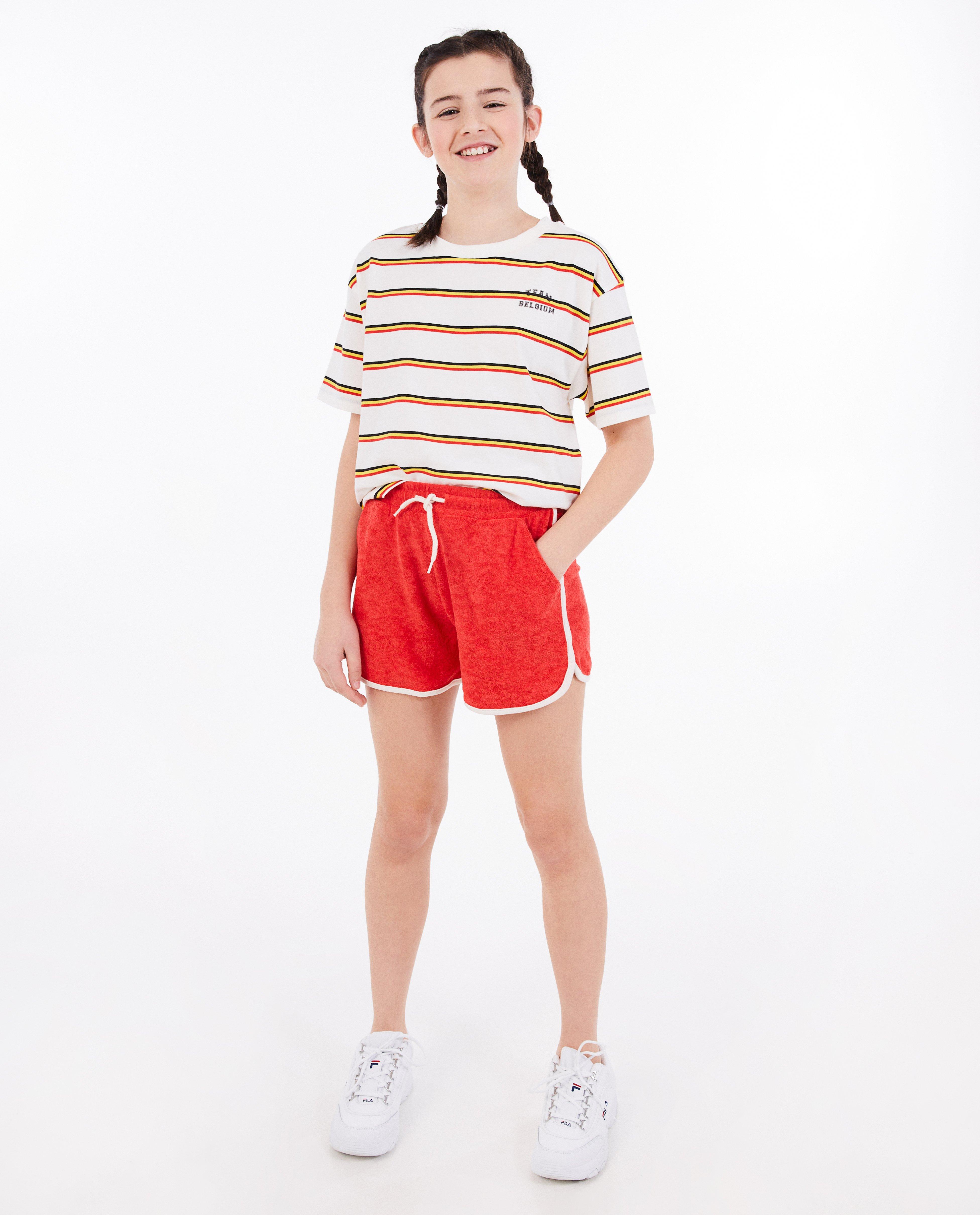 Short van badstof, supporterscollectie, 7-14 jaar - null - Familystories