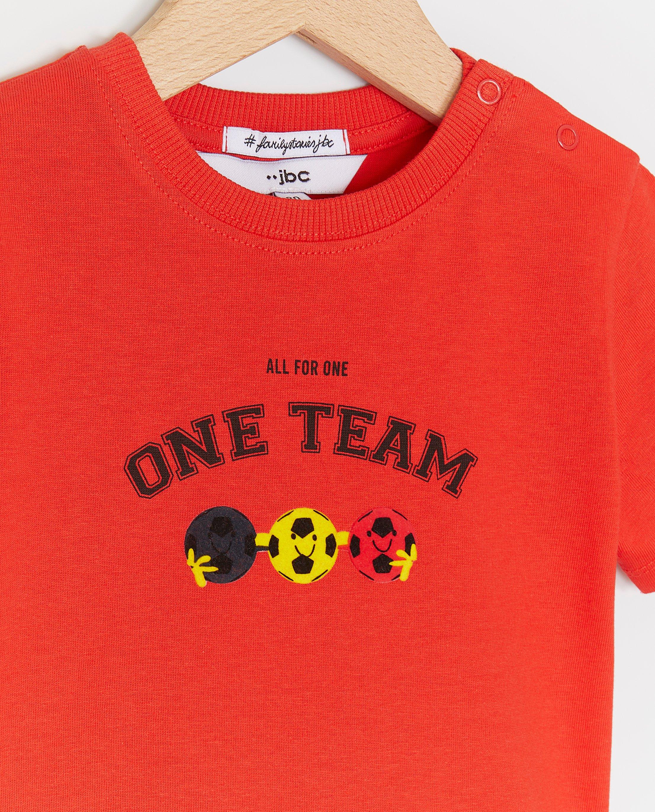 T-shirts - T-shirt met opschrift, supporterscollectie, baby