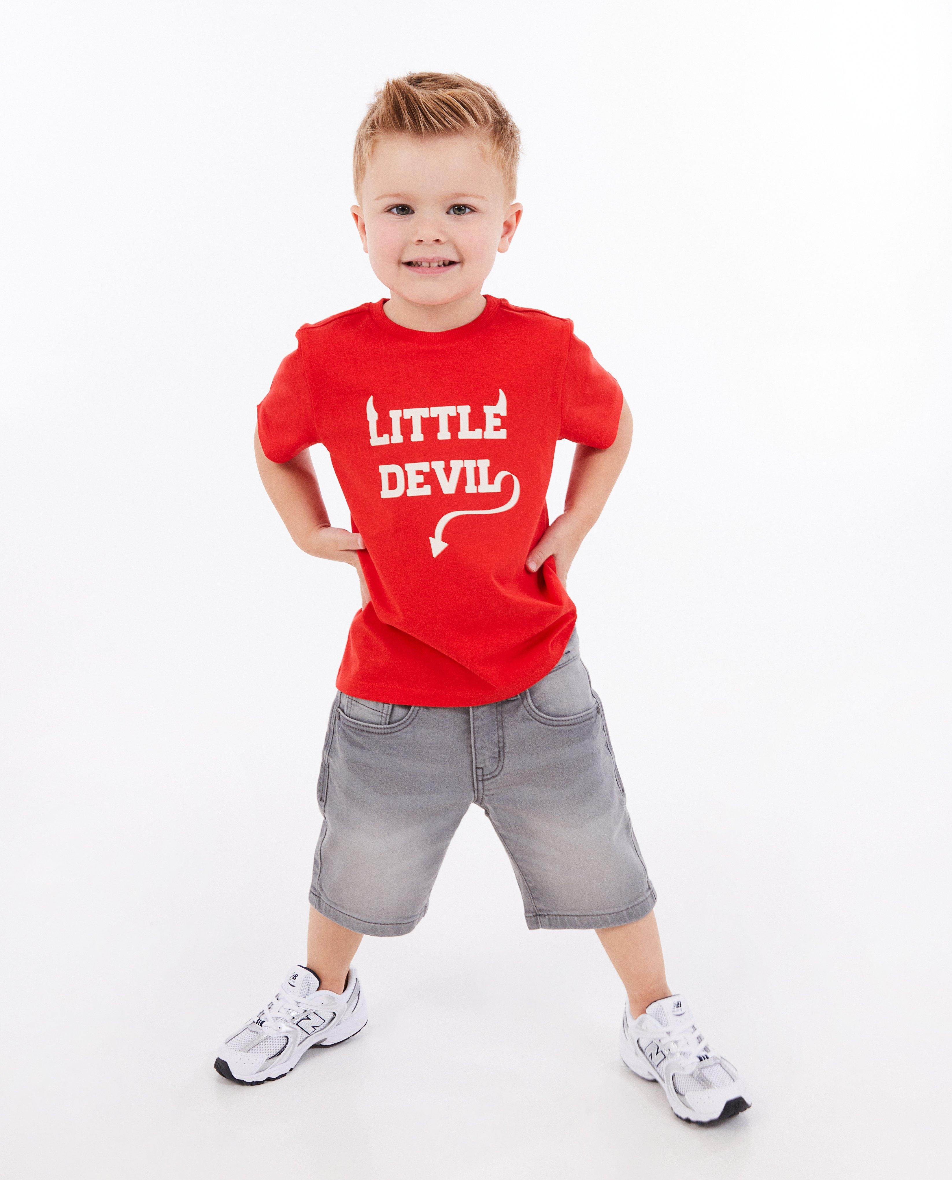 T-shirts - T-shirt à inscription, collection de supporters, 2-7 ans