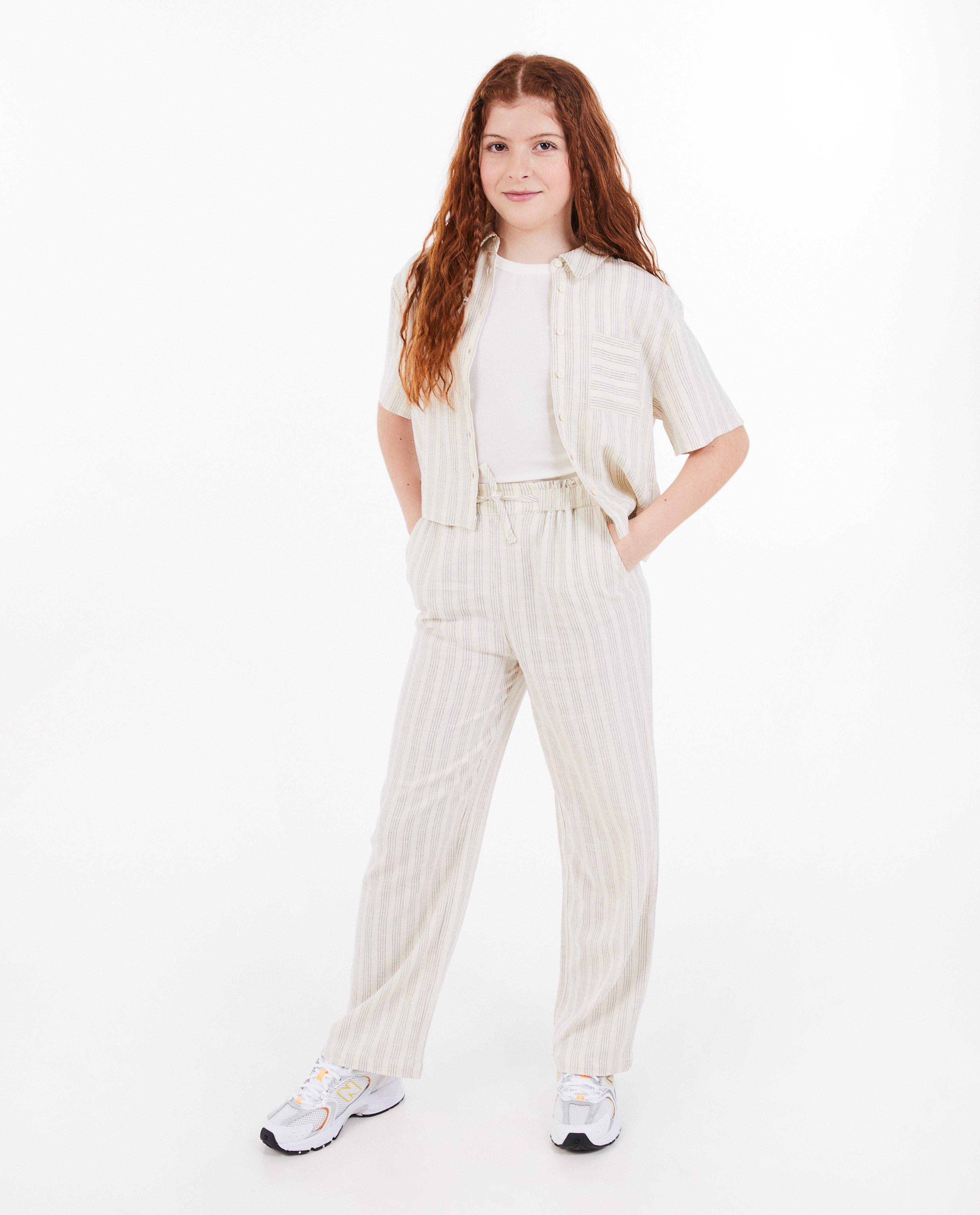Broek met linnen, 7-14 jaar - null - I AM