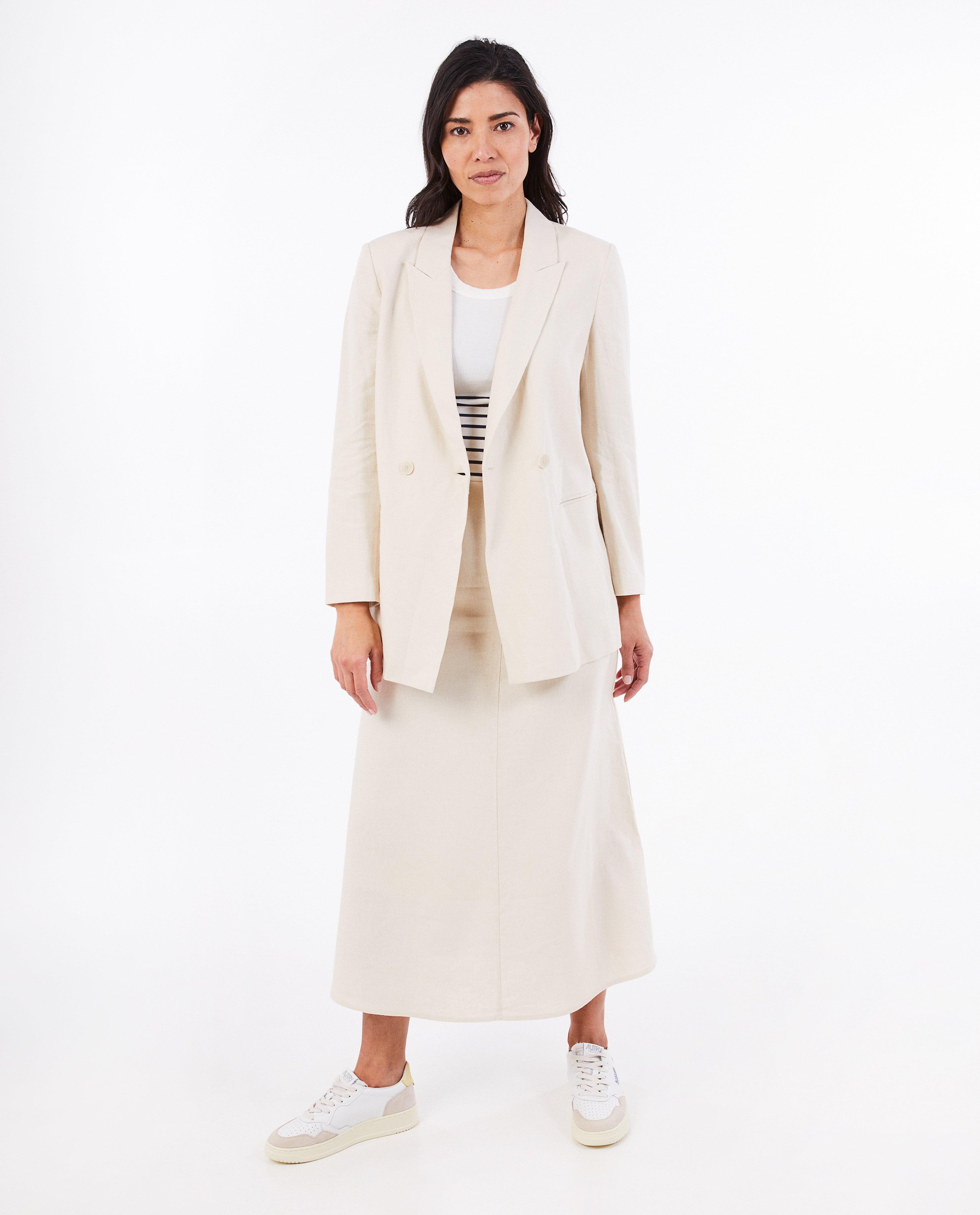 Blazers - Blazer met linnen, dames