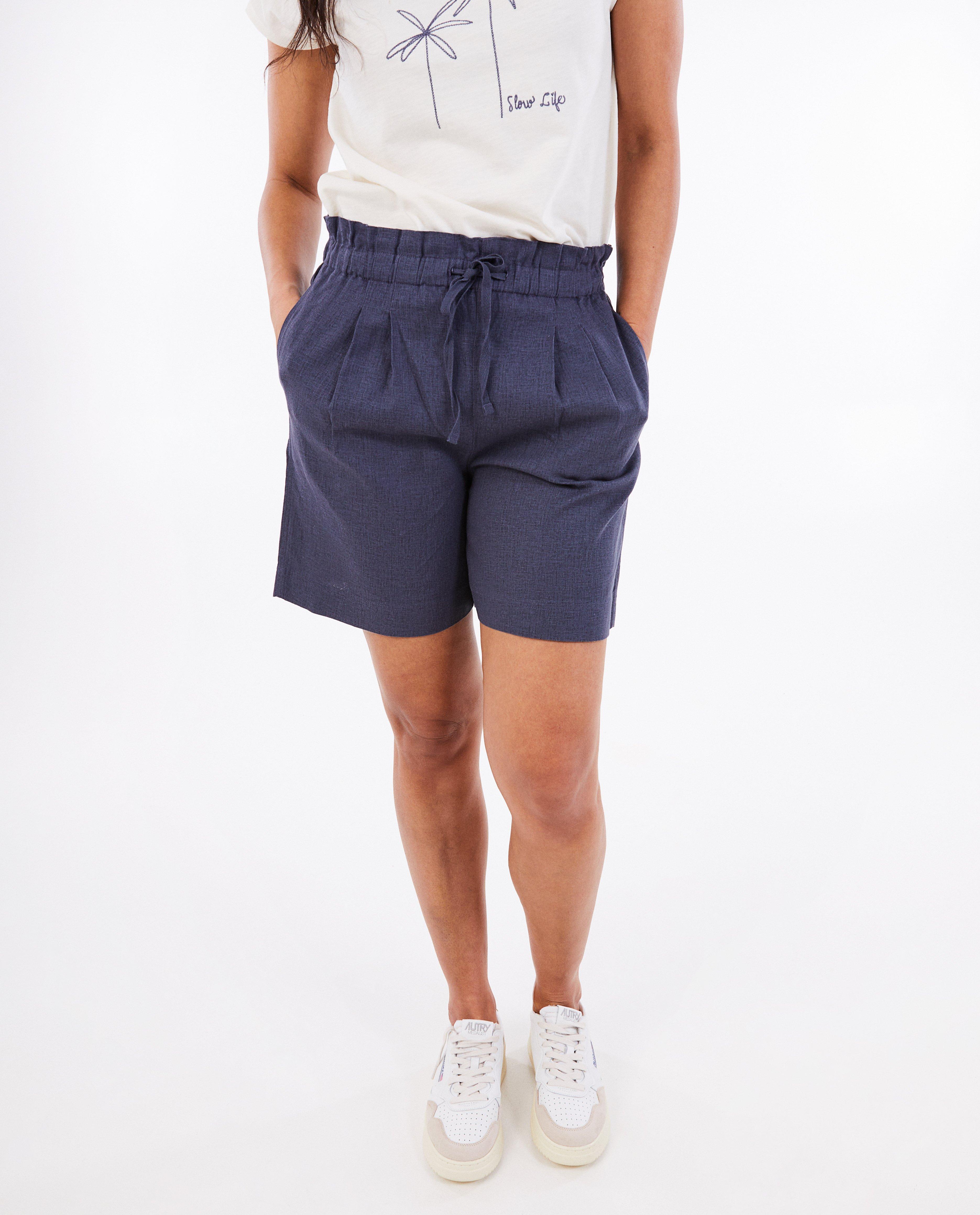 Shorten - Short met linnen, dames