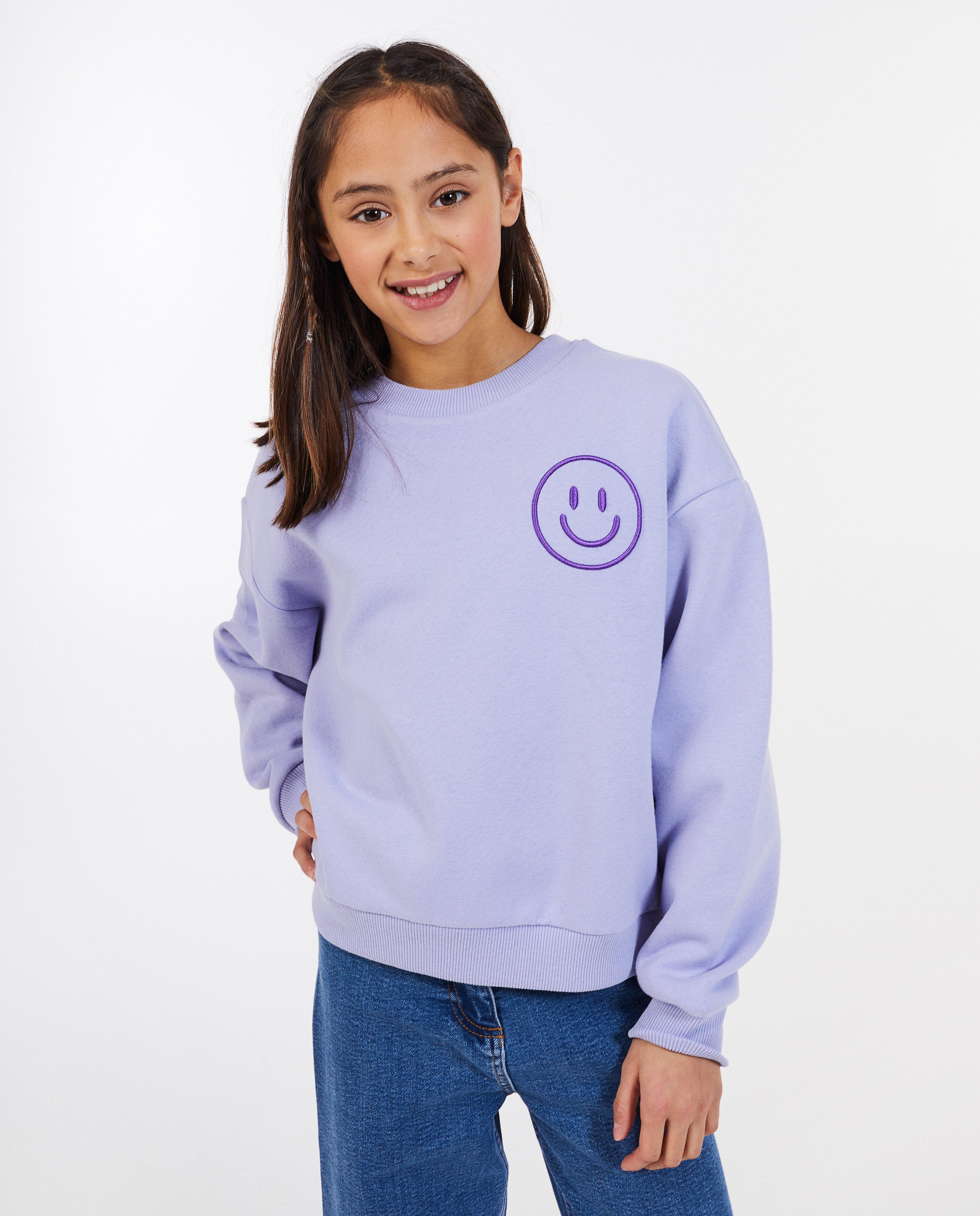 Sweat avec un smiley brodé - null - Fish & Chips