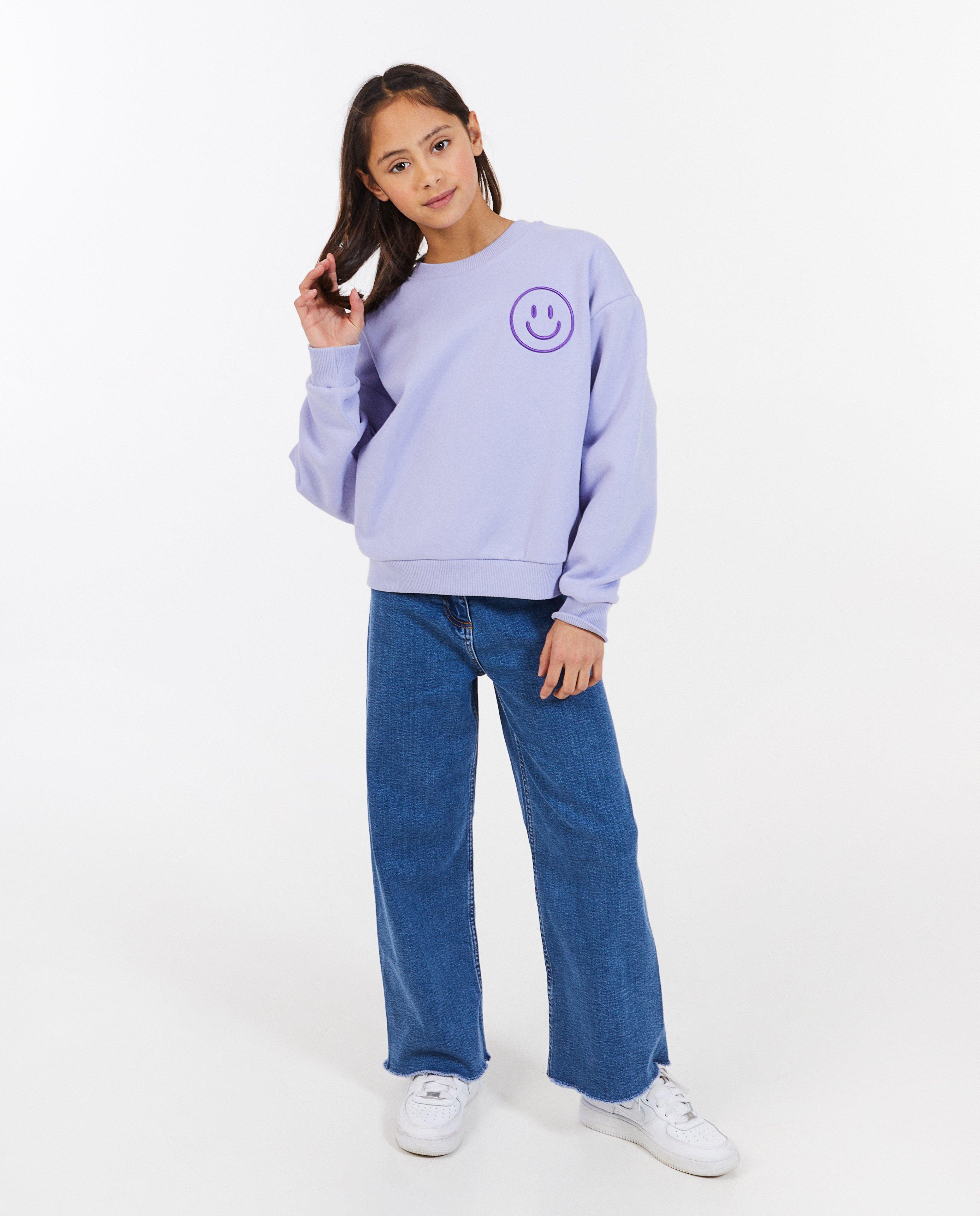 Sweats - Sweat avec un smiley brodé
