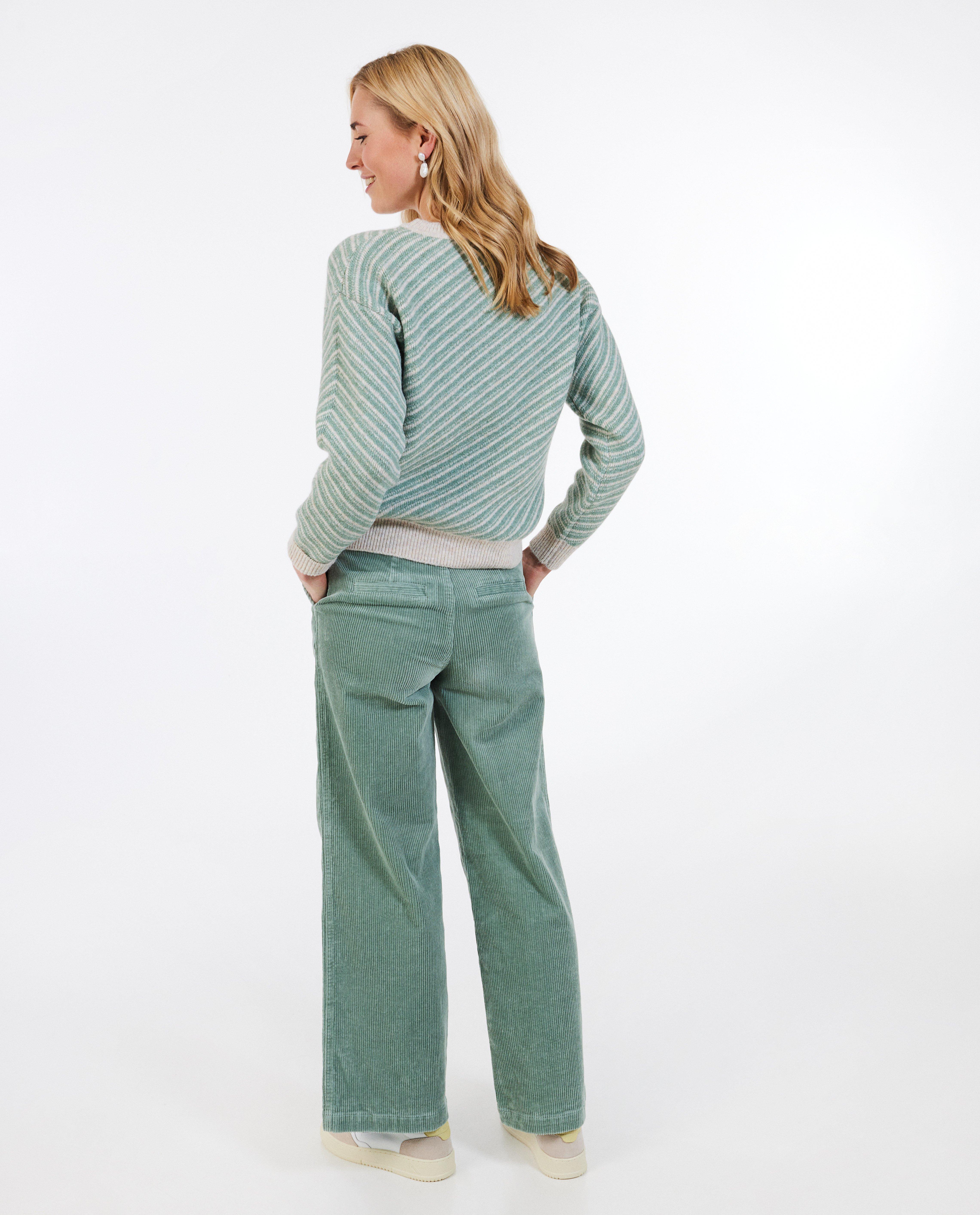 Pantalon en velours c&ocirc;tel&eacute; - D&eacute;tails du produit - khaki - image num&eacute;ro 2