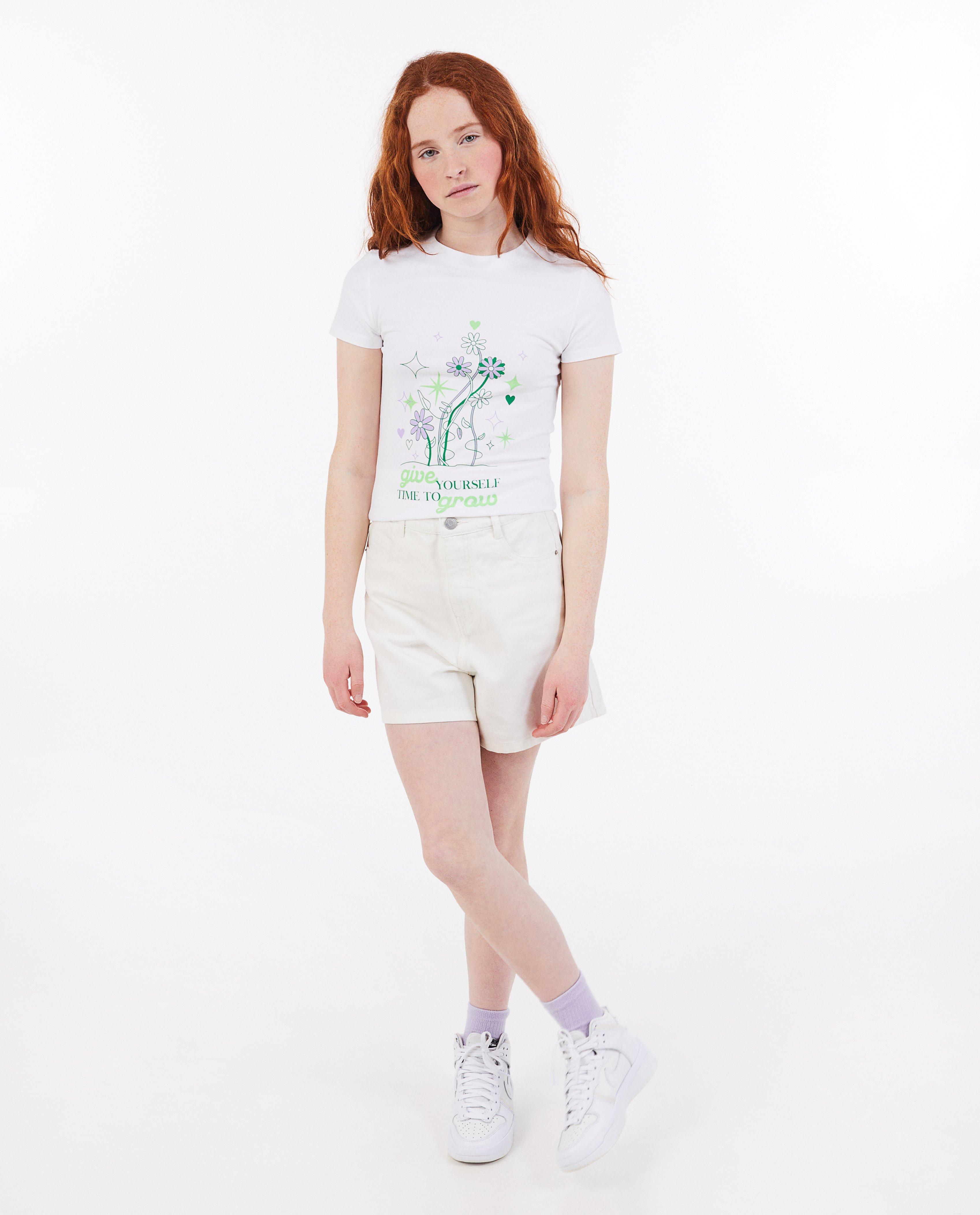Witte jeansshort - null - Groggy