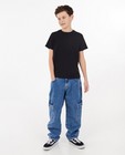 Blauwe jeans, cargo fit - null - Fish & Chips