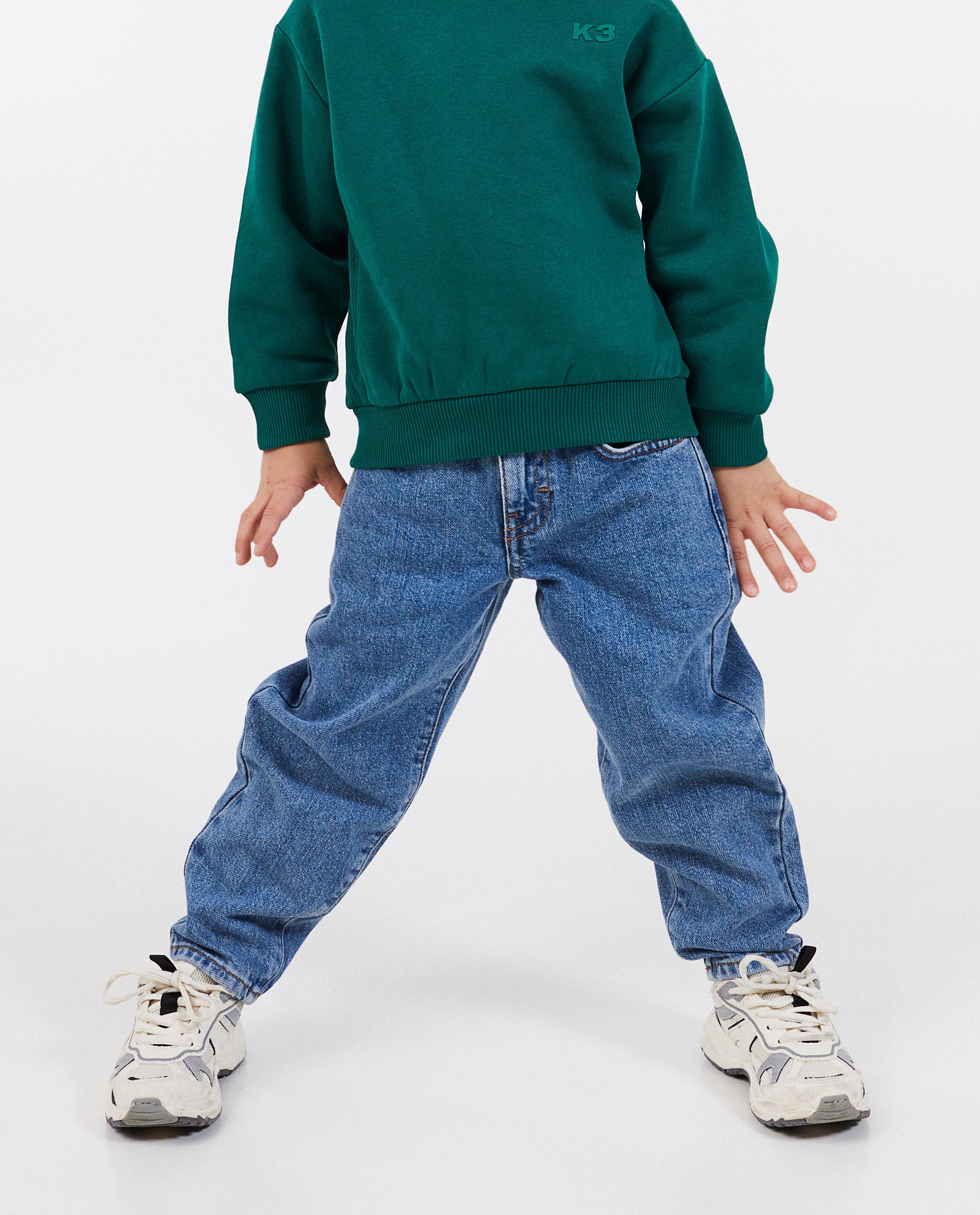 Jeans - Jean bleu clair, coupe loose