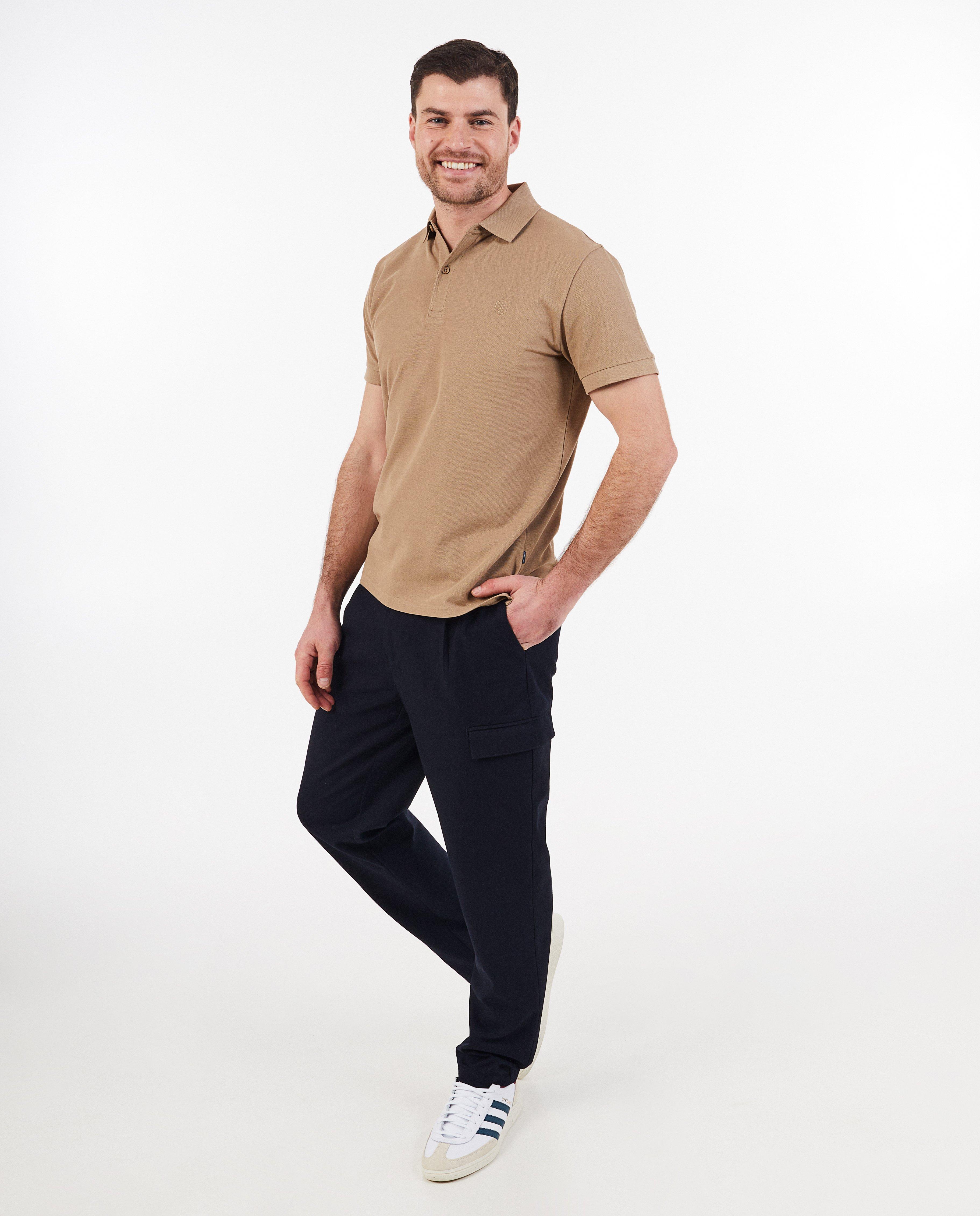 Polo brun, regular fit - D&eacute;tails du produit - brun clair - image num&eacute;ro 2
