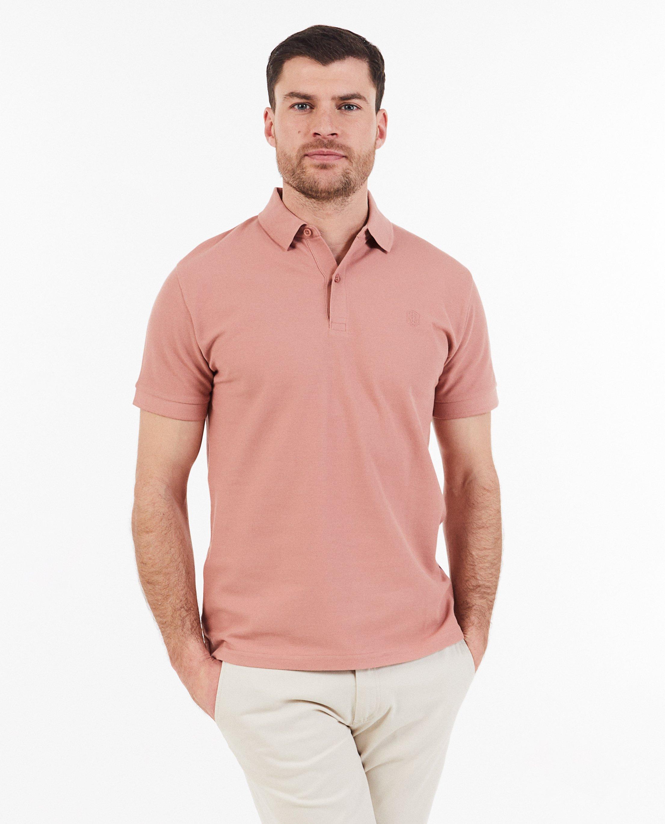 Roze polo, regular fit - null - Quarterback