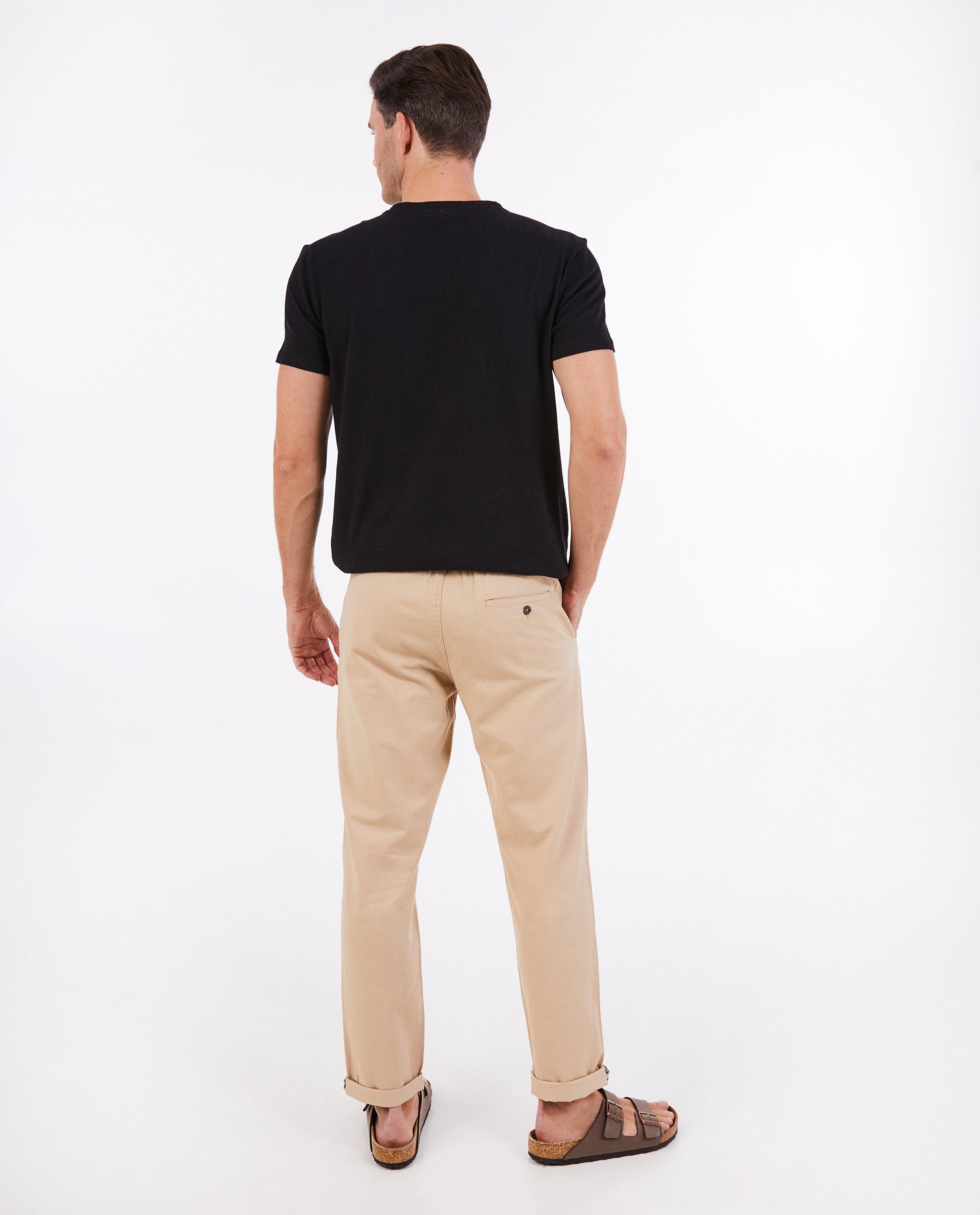 Pantalons - Pantalon brun clair, coupe chino