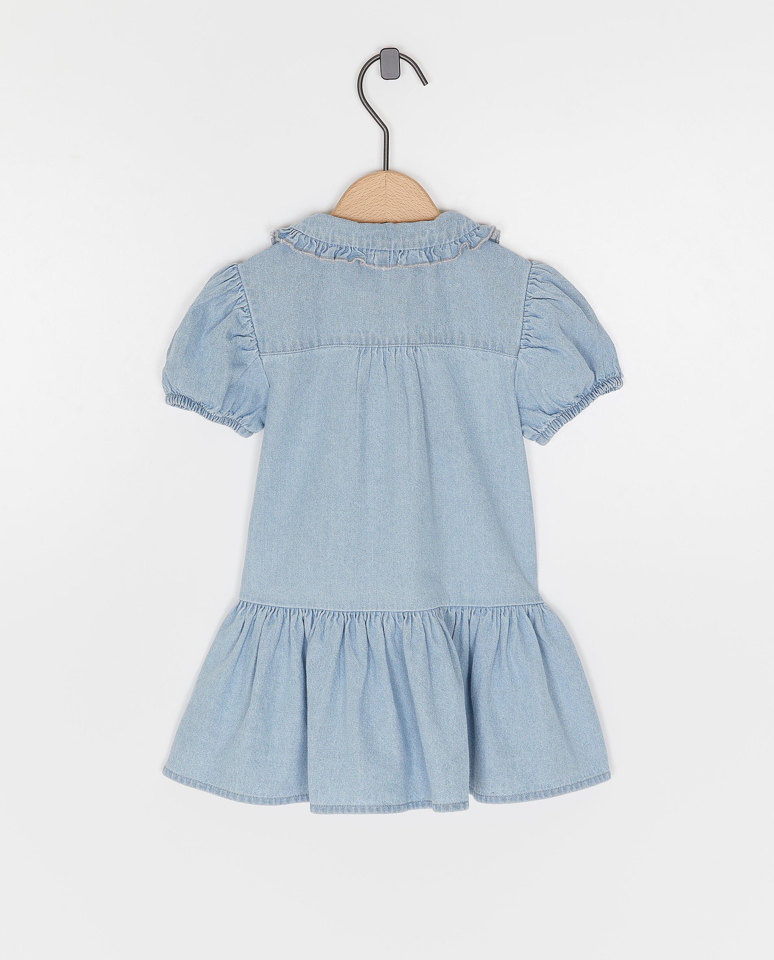 Kleedjes - Blauwe jeansjurk, baby