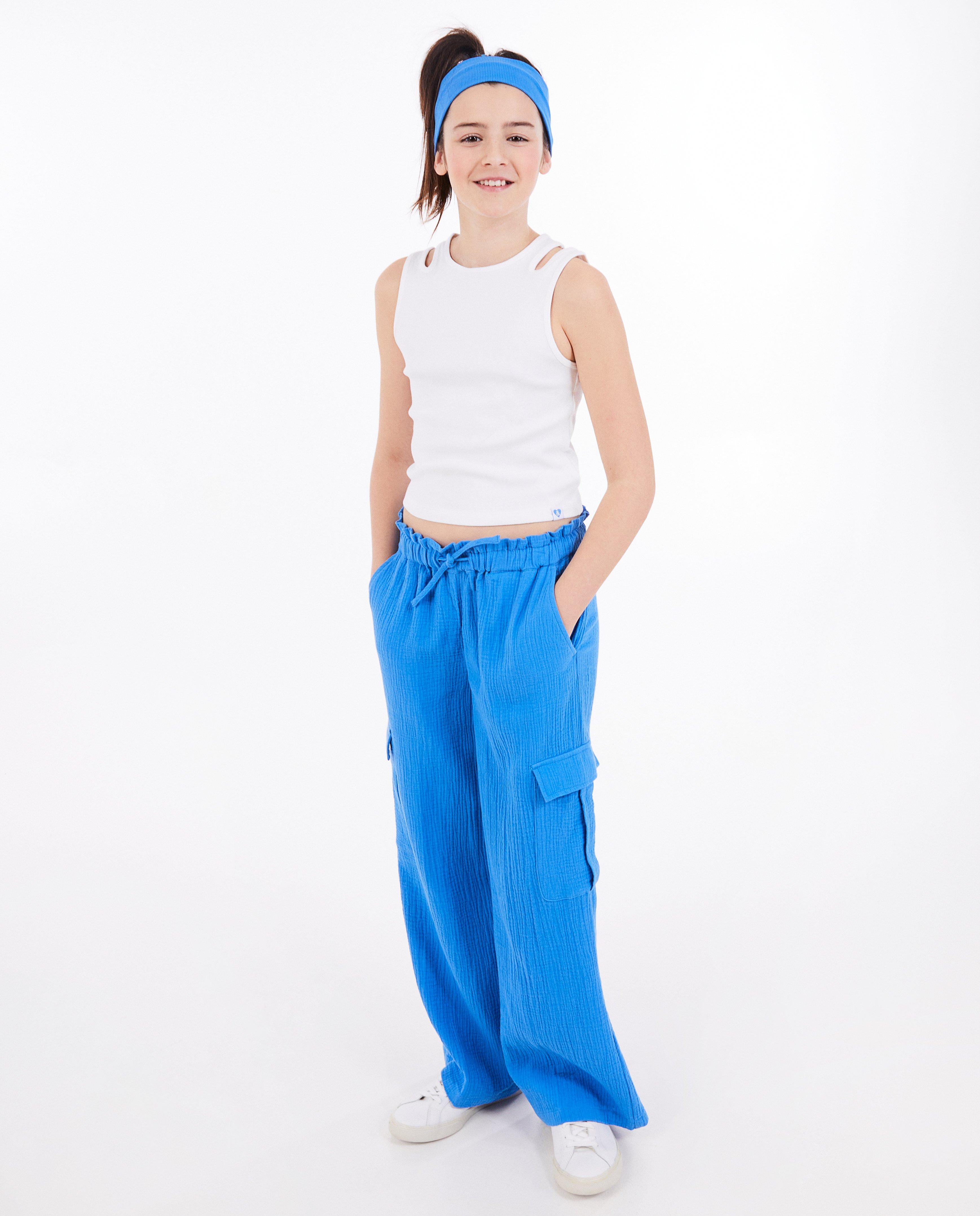 Broek van tetra, cargo fit - Product Detail - blauw - afbeelding nummer 1