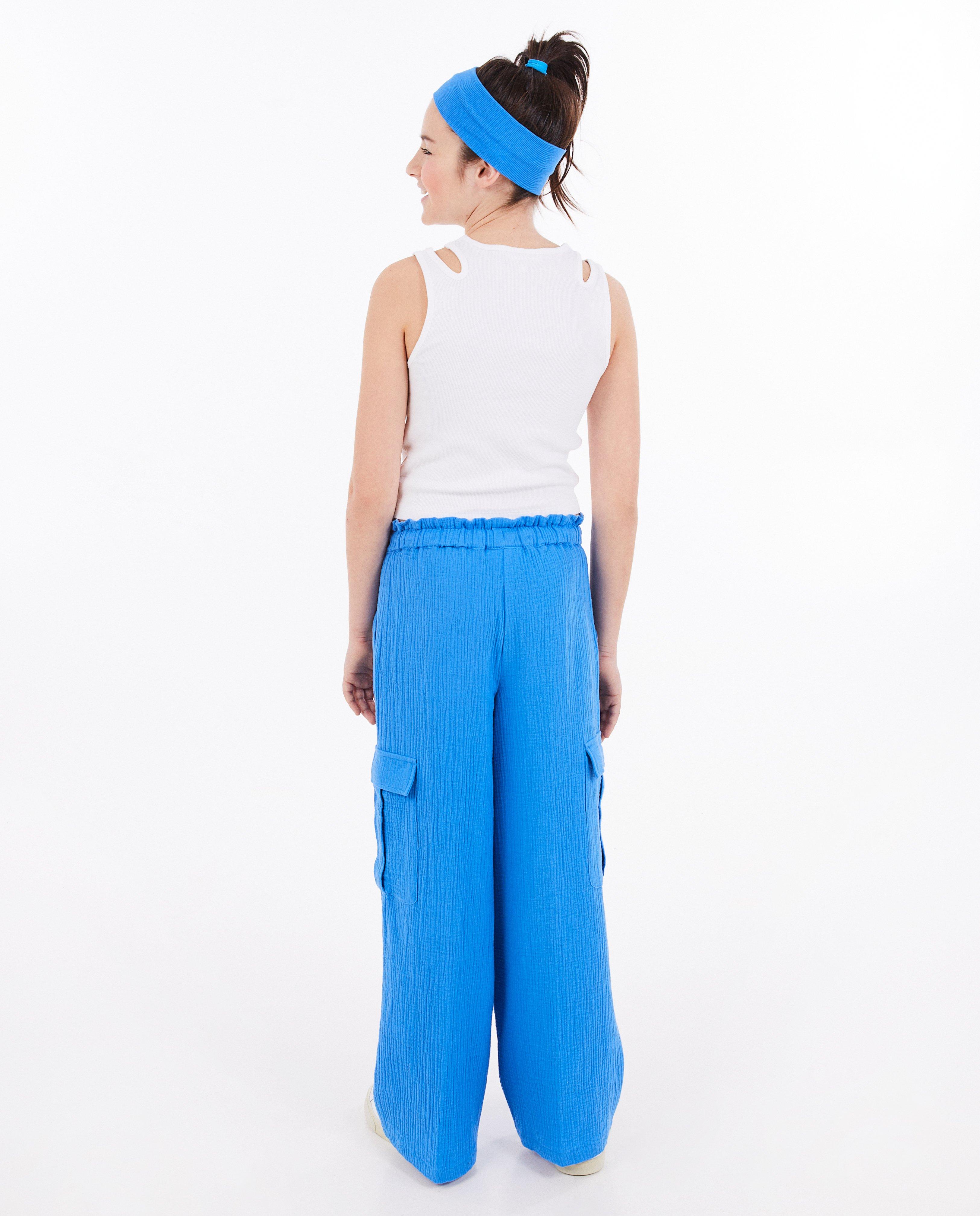 Broek van tetra, cargo fit - Product Detail - blauw - afbeelding nummer 2