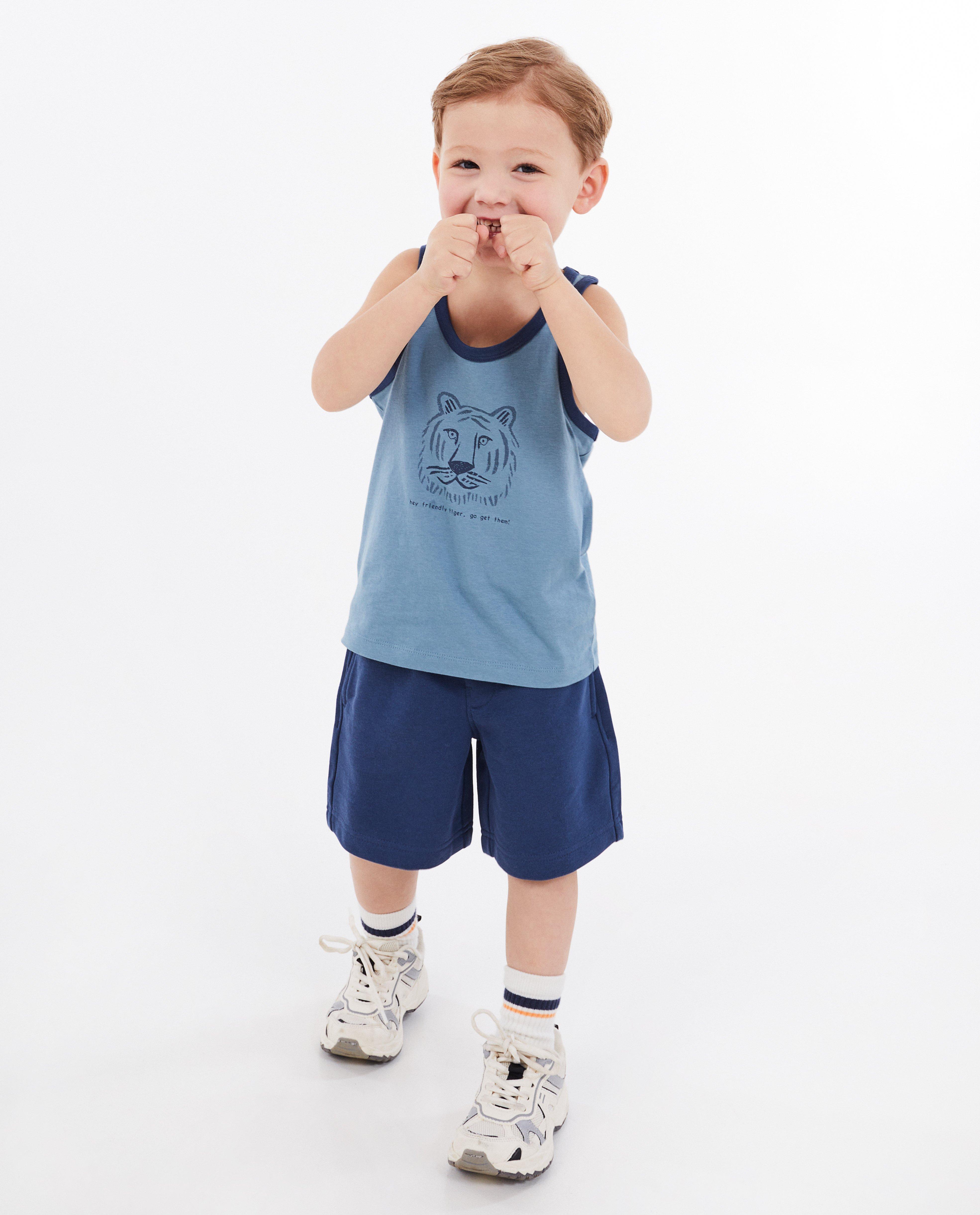Donkerblauwe short - null - Besties