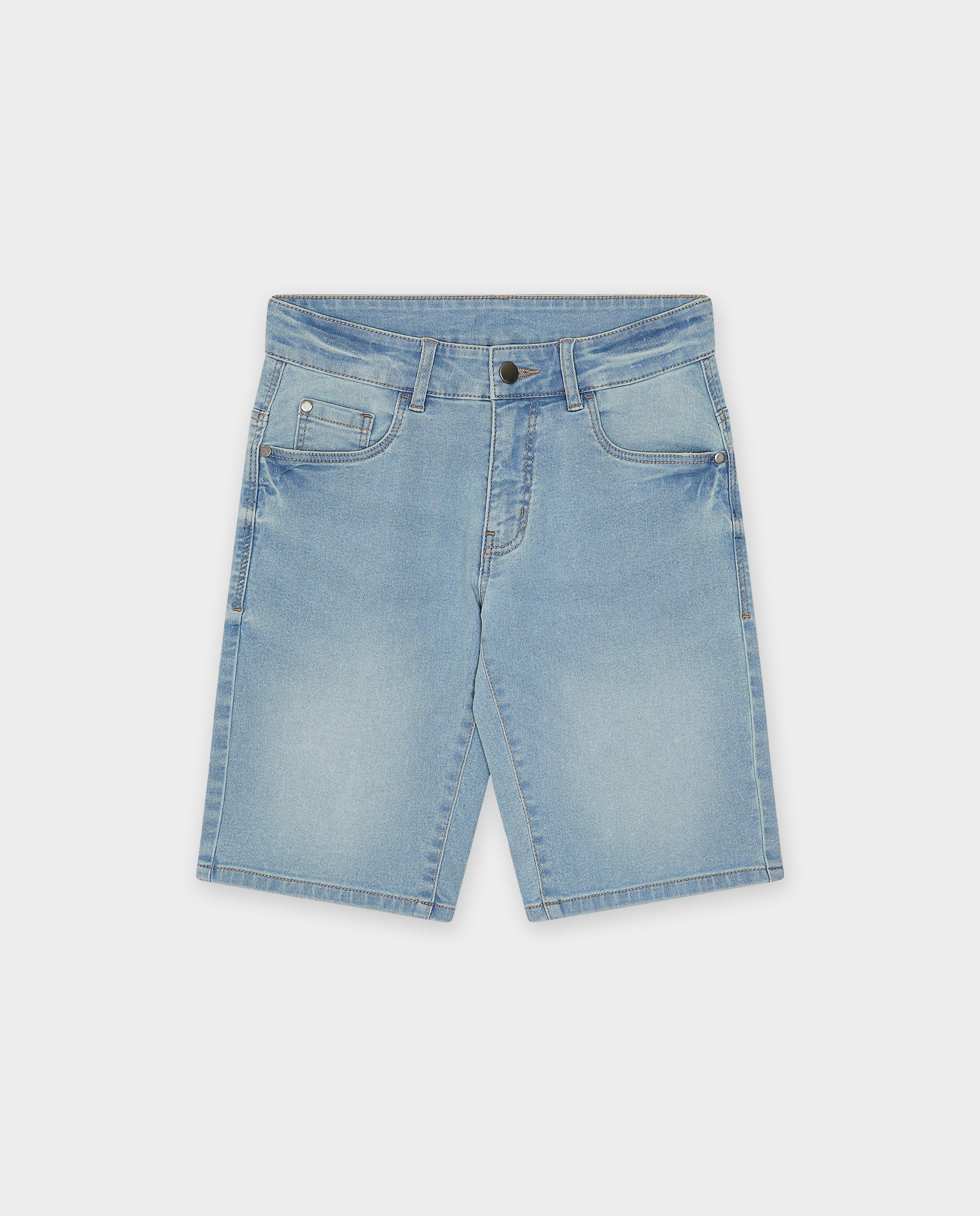 Shorts - Short en jeans bleu, regular fit
