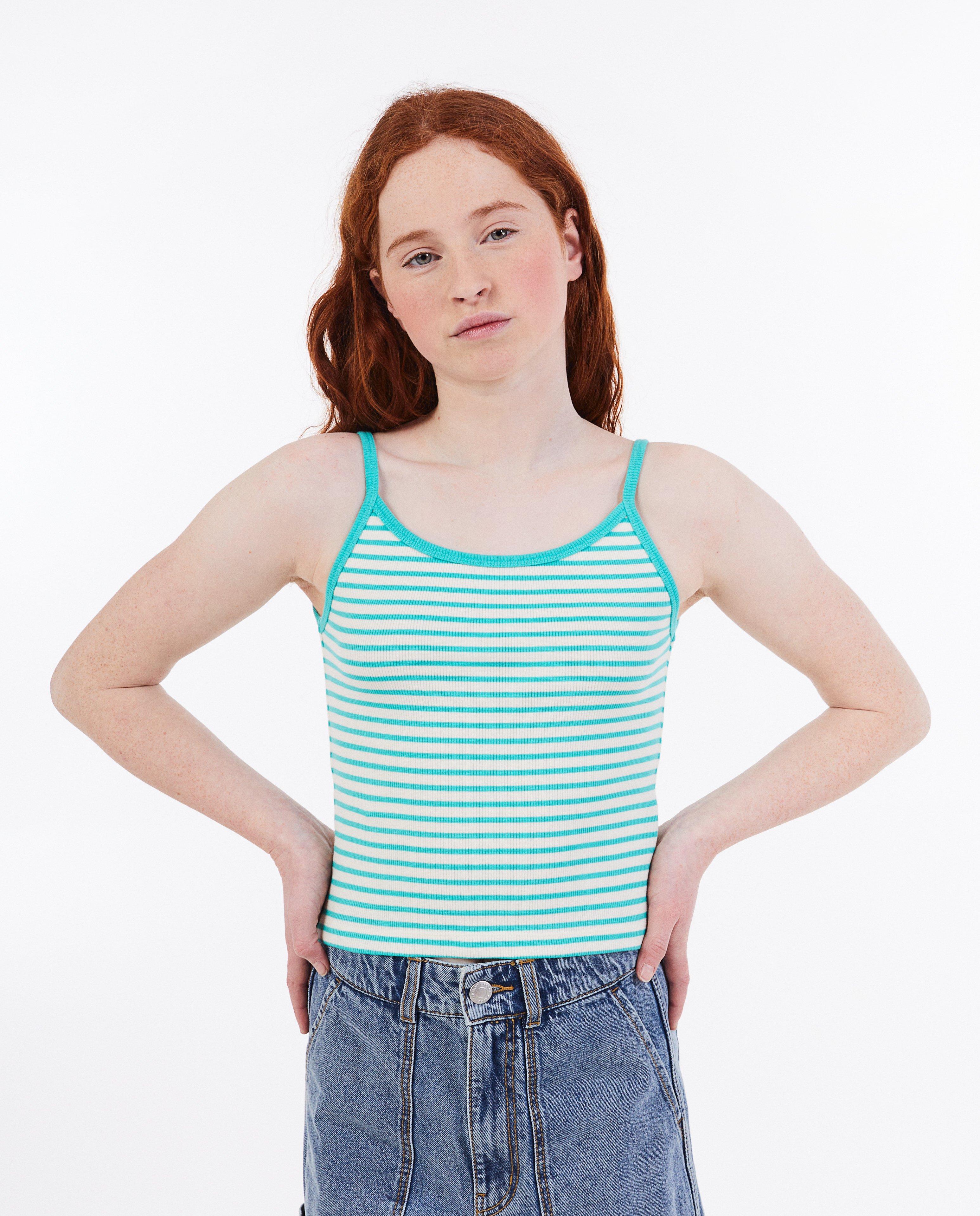 Top met fijne rib - null - Groggy