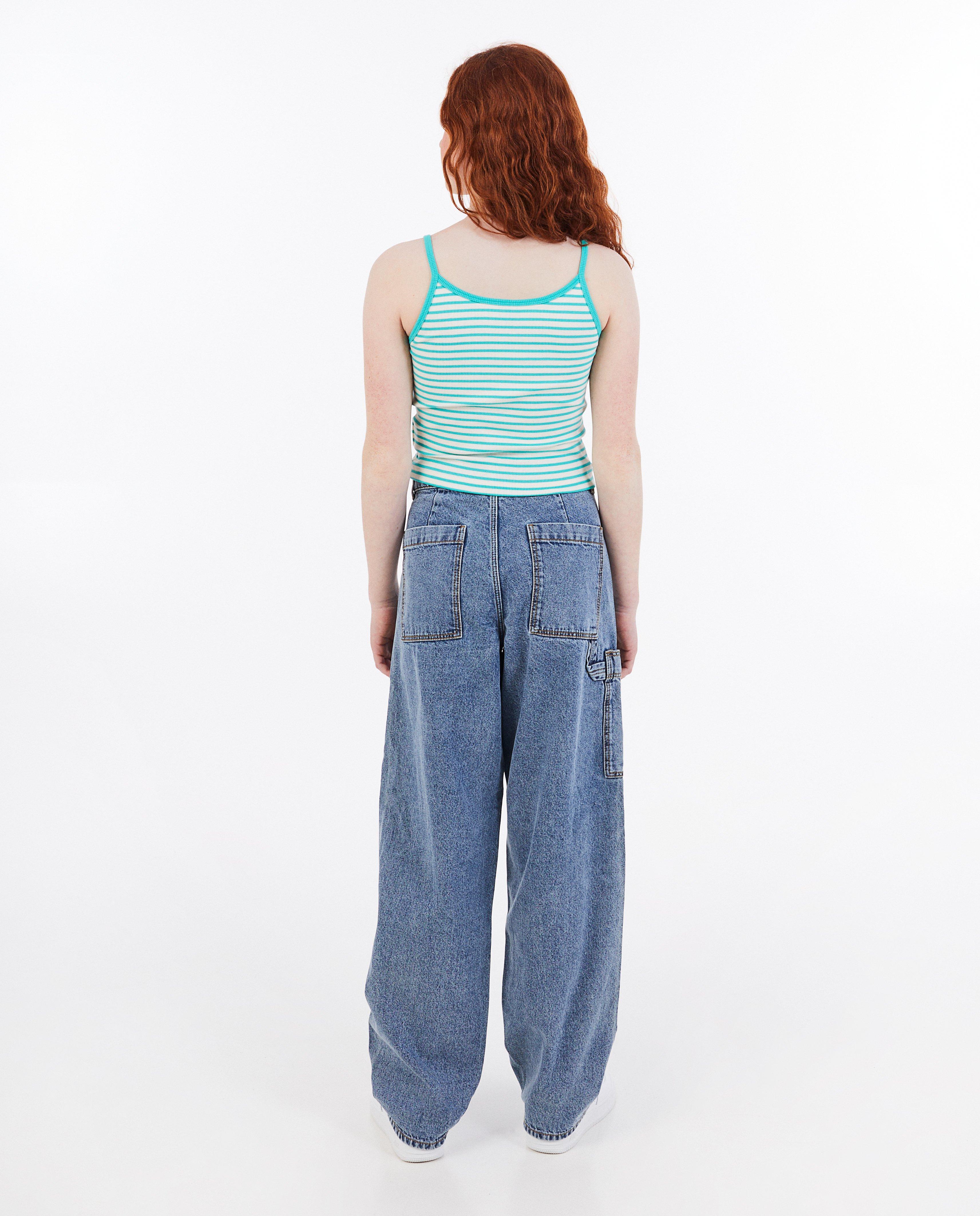 T-shirts - Top met fijne rib