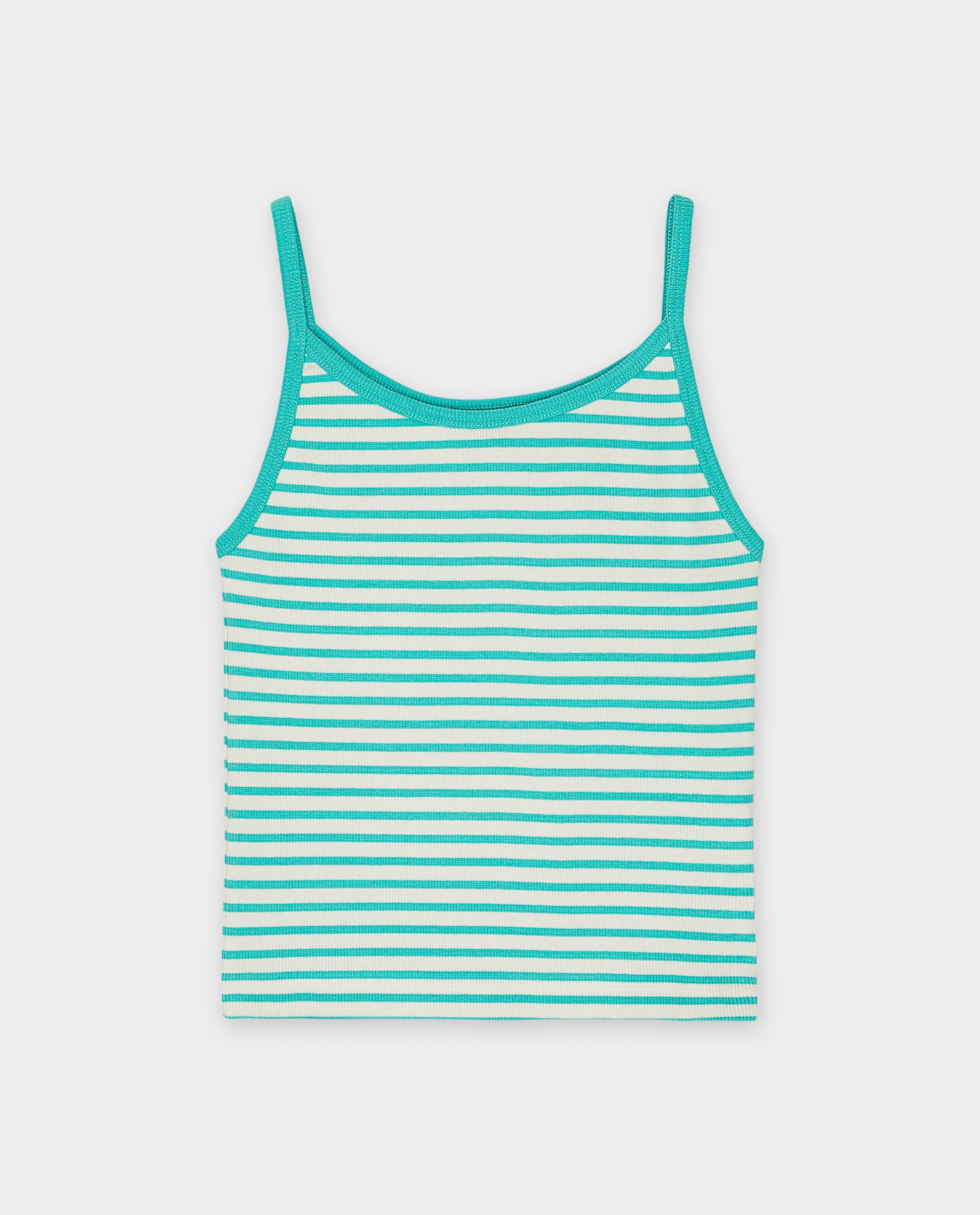 T-shirts - Top met fijne rib