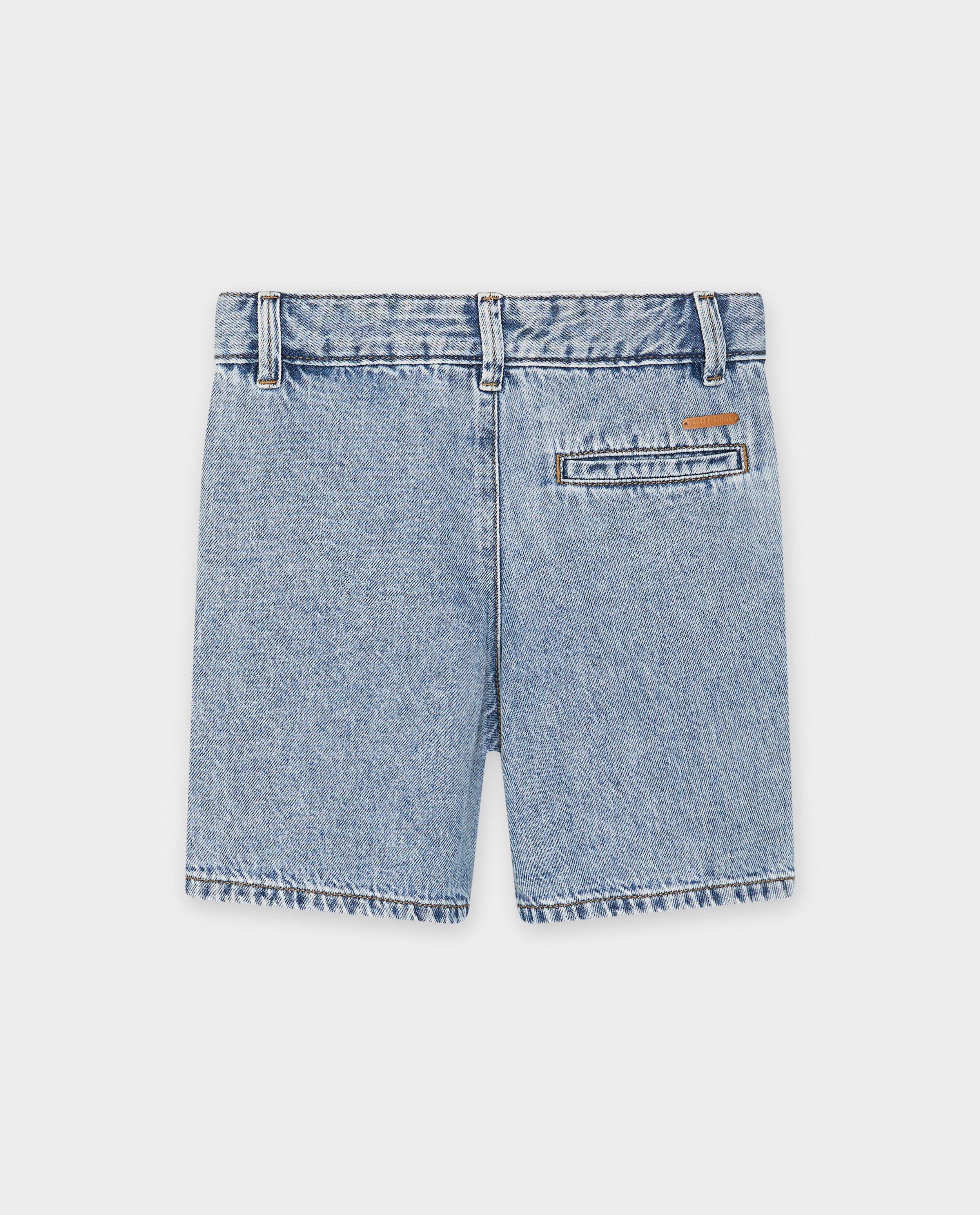 Shorten - Blauwe jeansshort, baggy fit, 2-7 jaar
