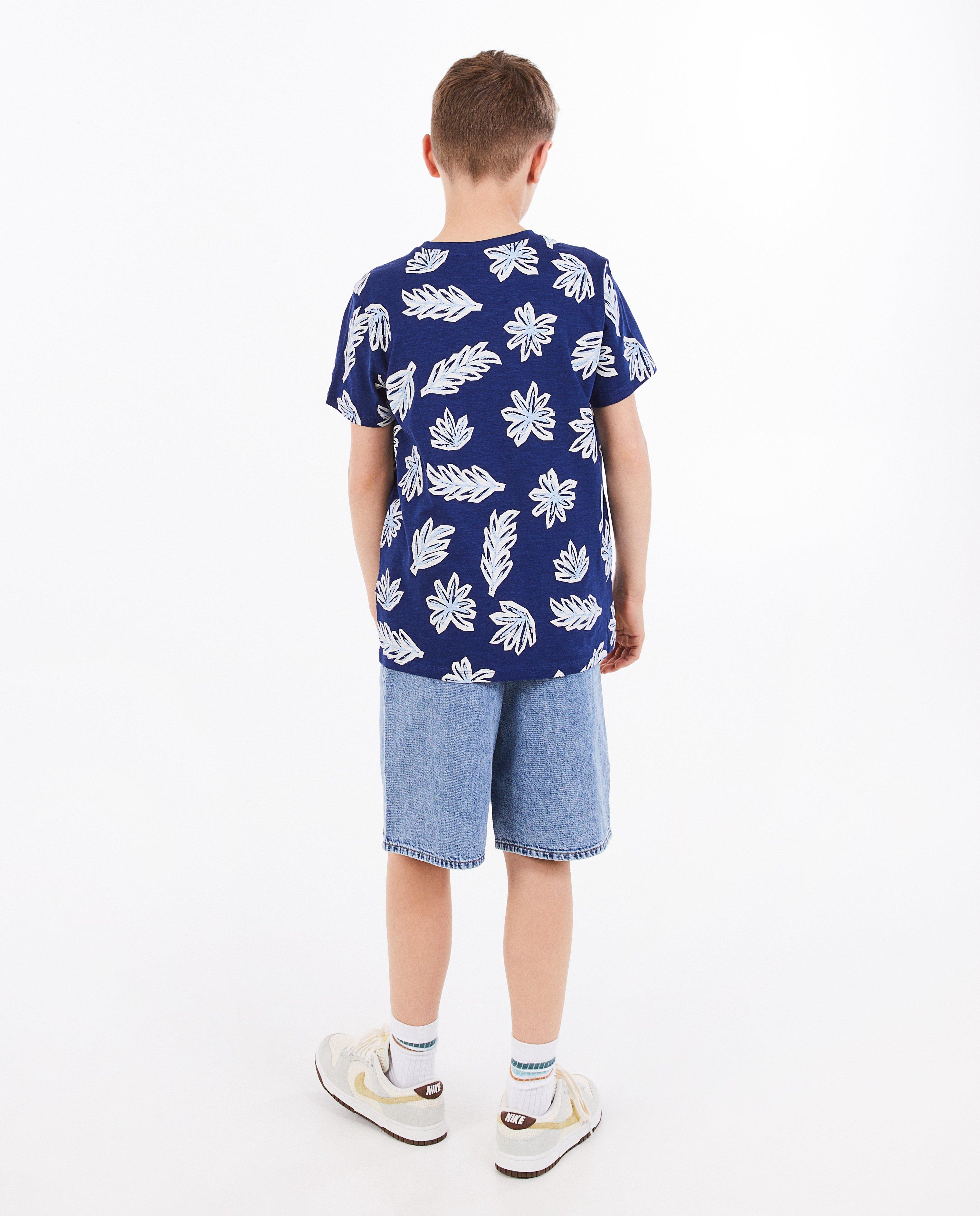T-shirts - T-shirt met plantenprint