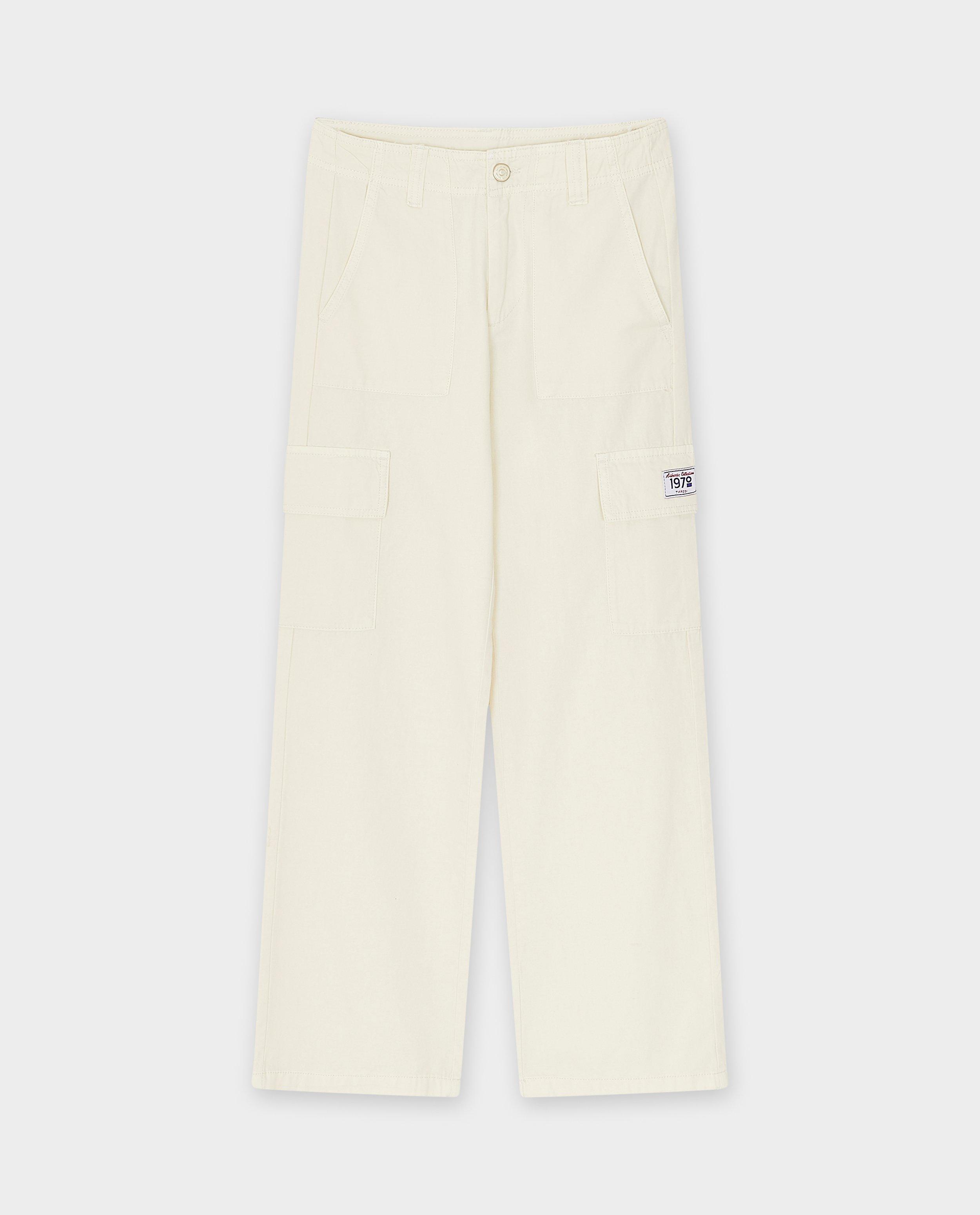 Beige broek, cargo fit - null - Tiffosi
