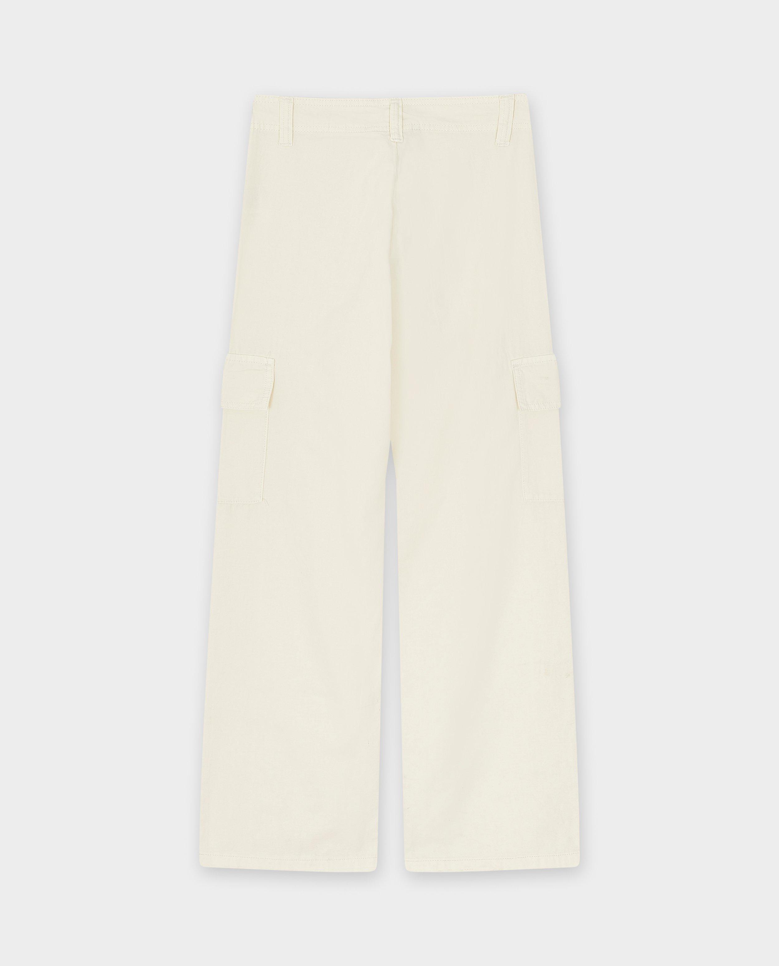 Broeken - Beige broek, cargo fit