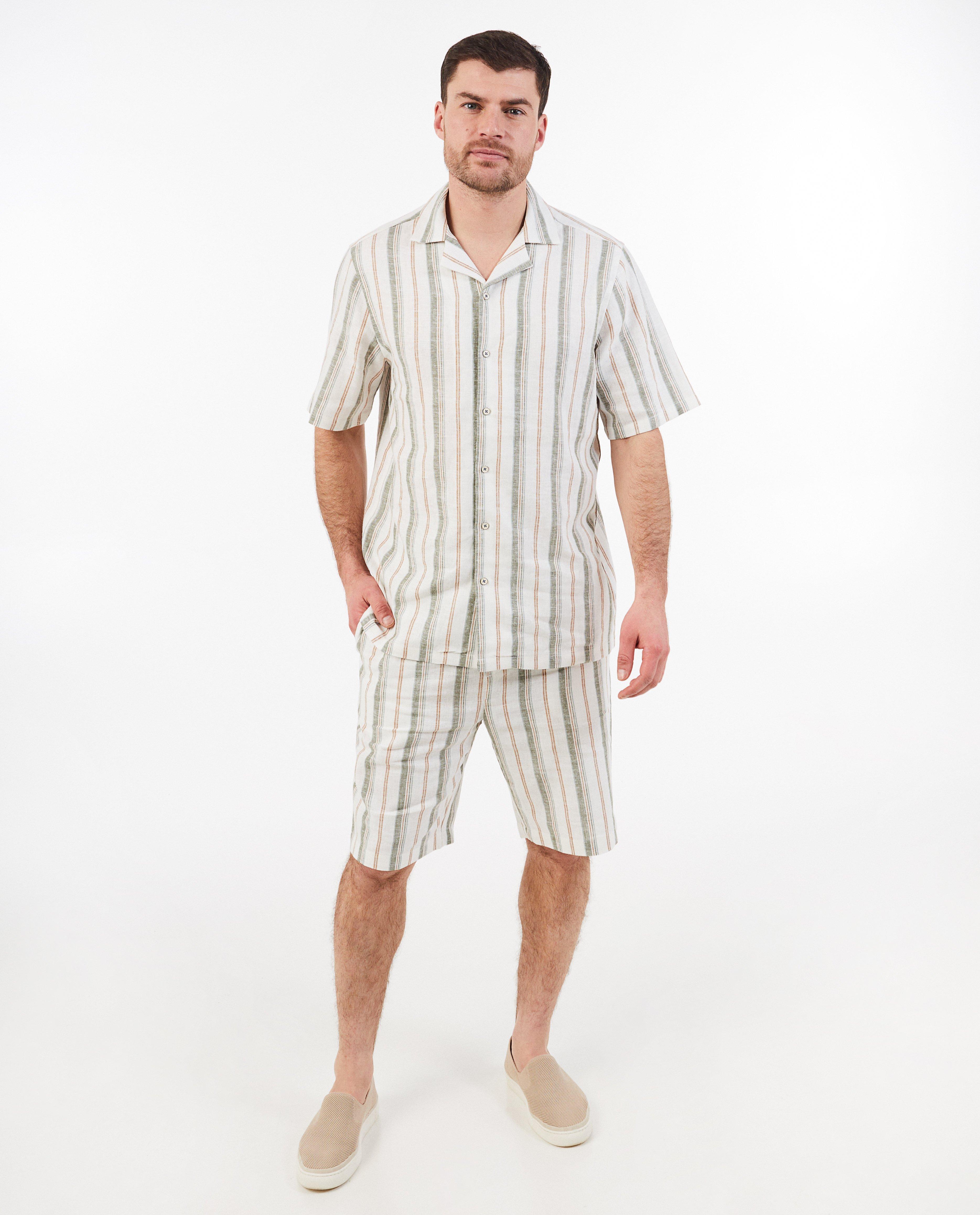 Short met linnen, heren - null - Familystories