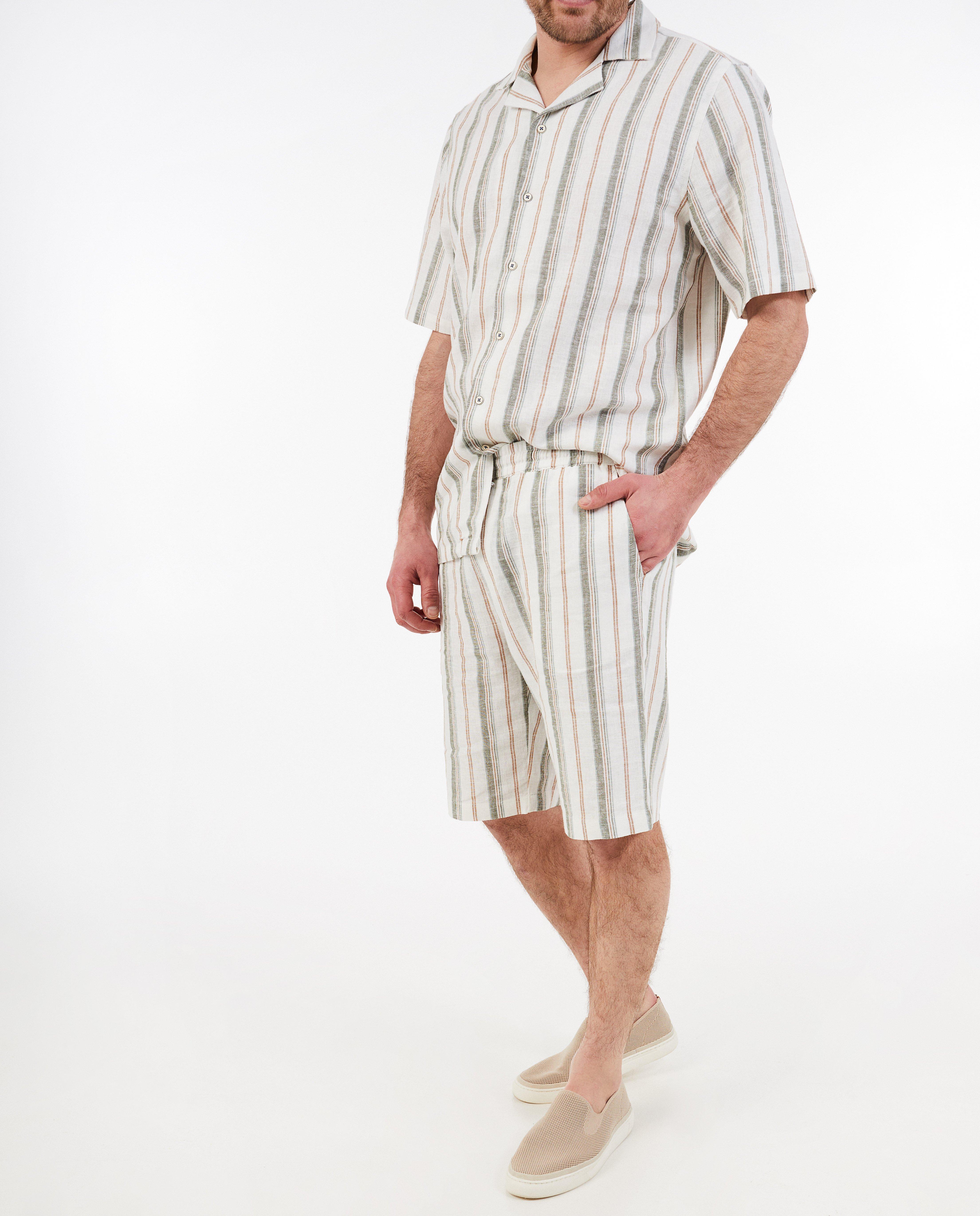 Shorten - Short met linnen, heren