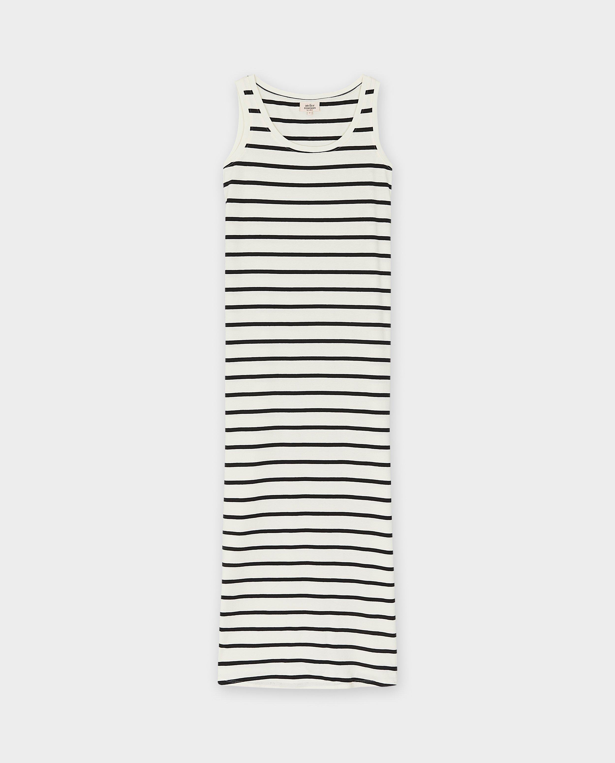 Robes - Robe de grossesse à rayures