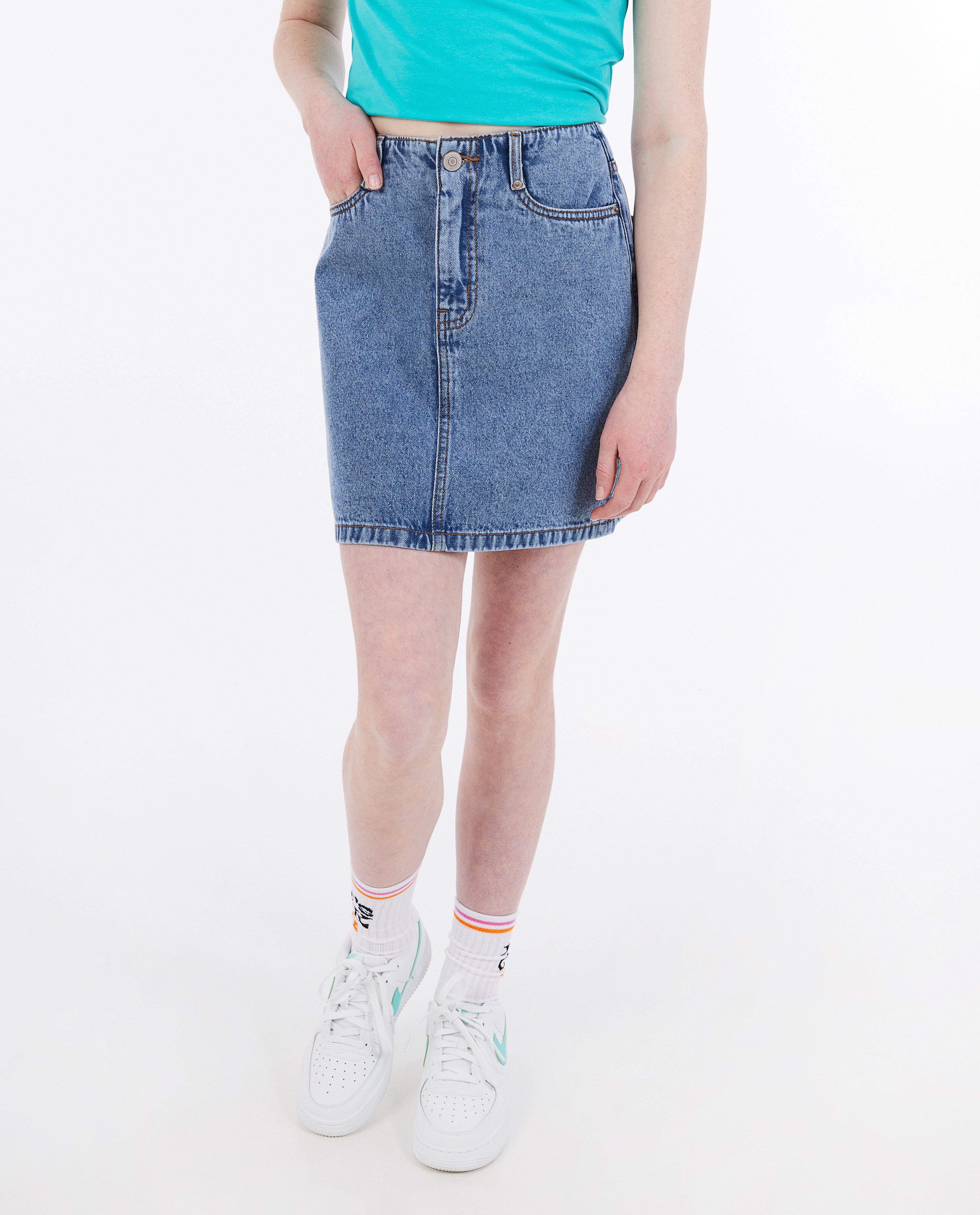 Rokken - Blauwe jeansrok
