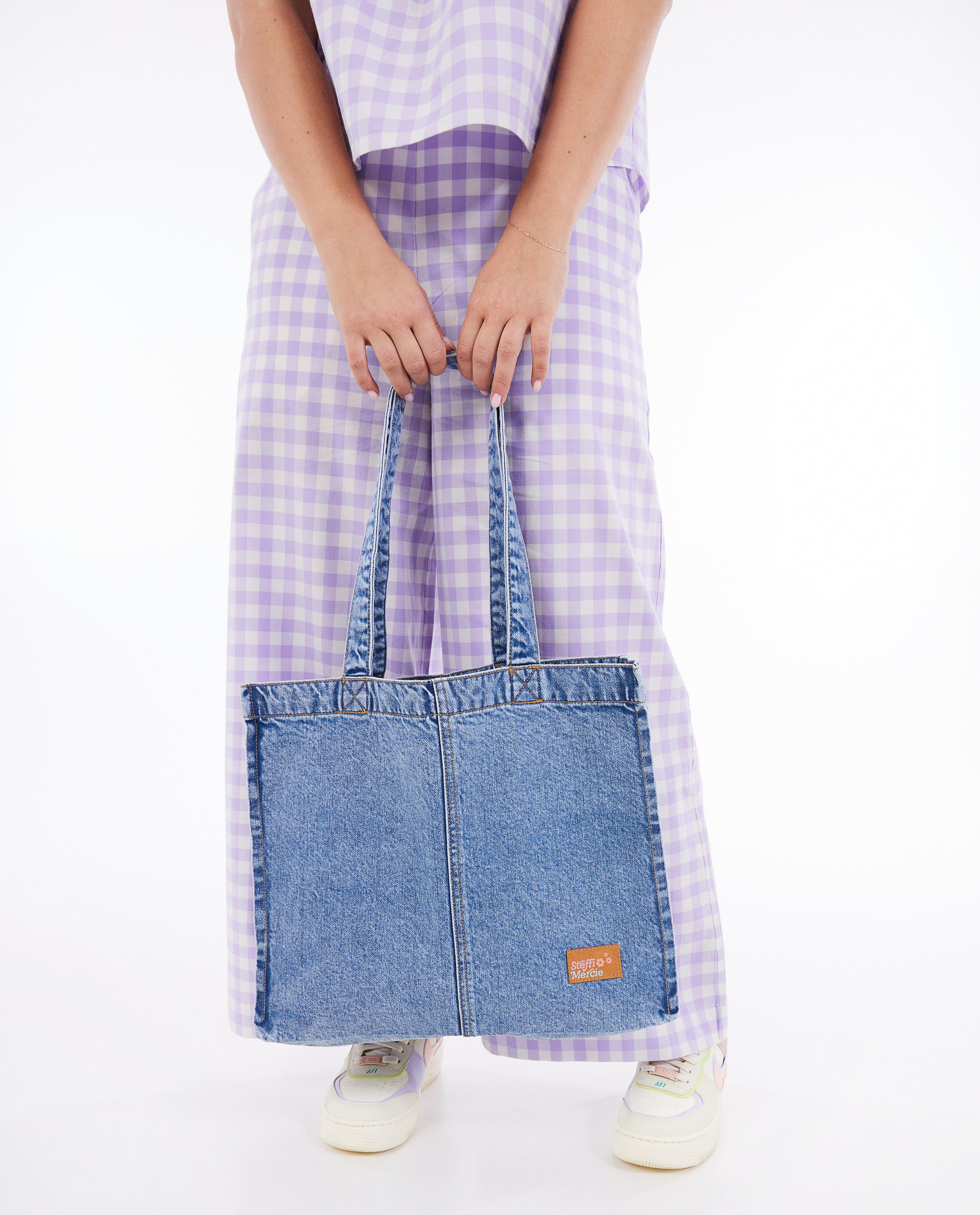 Blauwe tas van jeans - null - Steffi Mercie