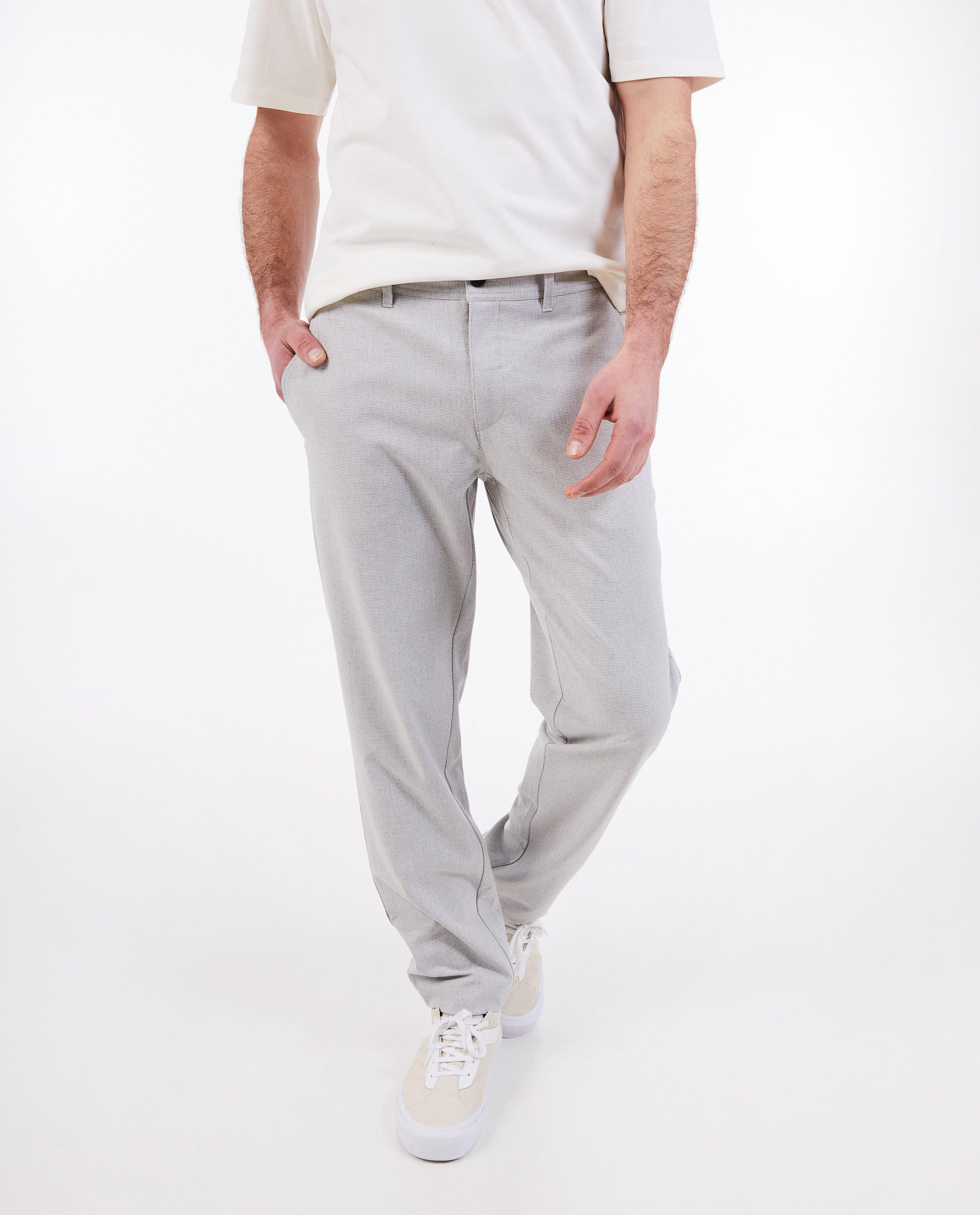 Broeken - Grijze broek, slim fit