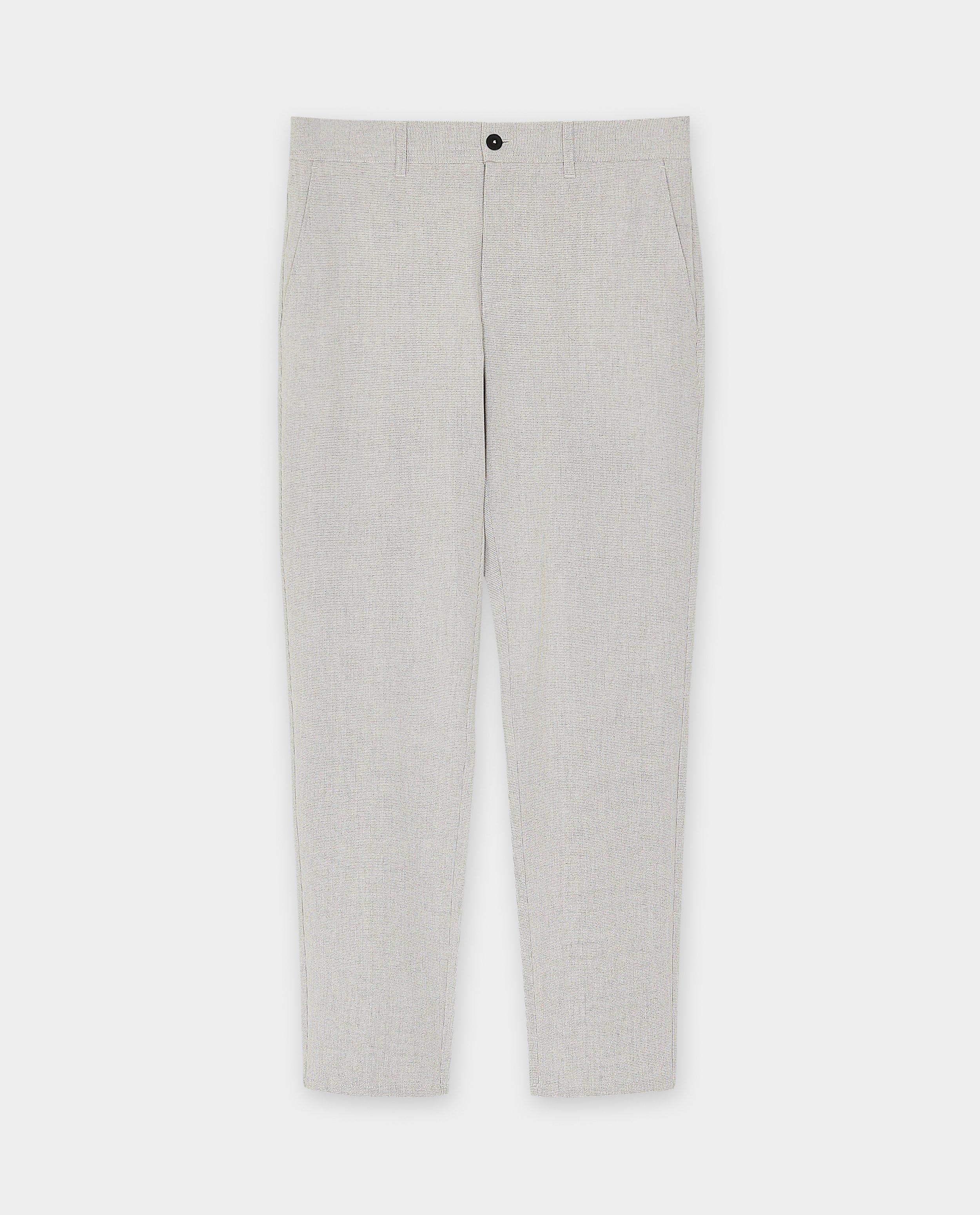 Broeken - Grijze broek, slim fit