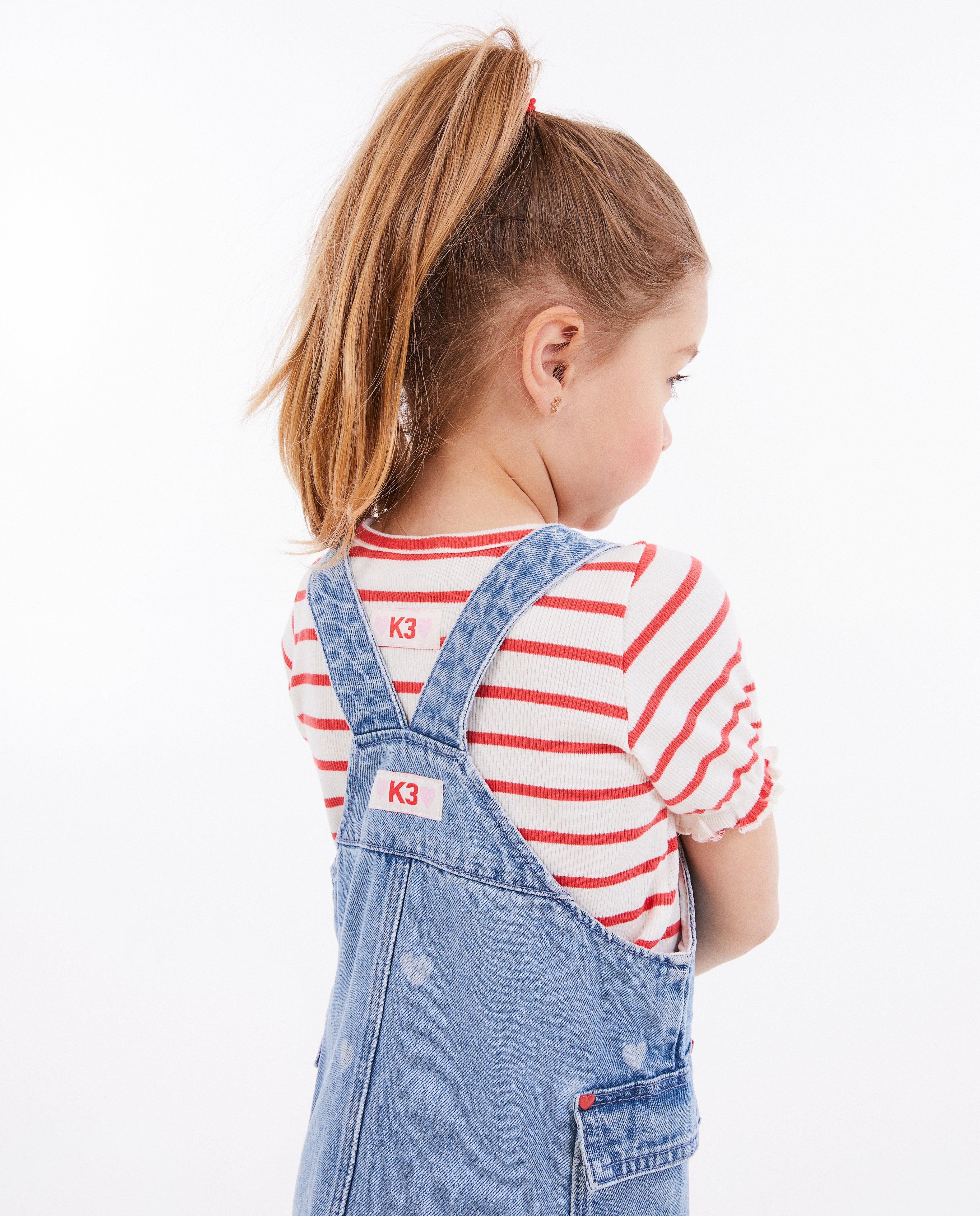 T-shirts - T-shirt met fijne rib De 3 Biggetjes
