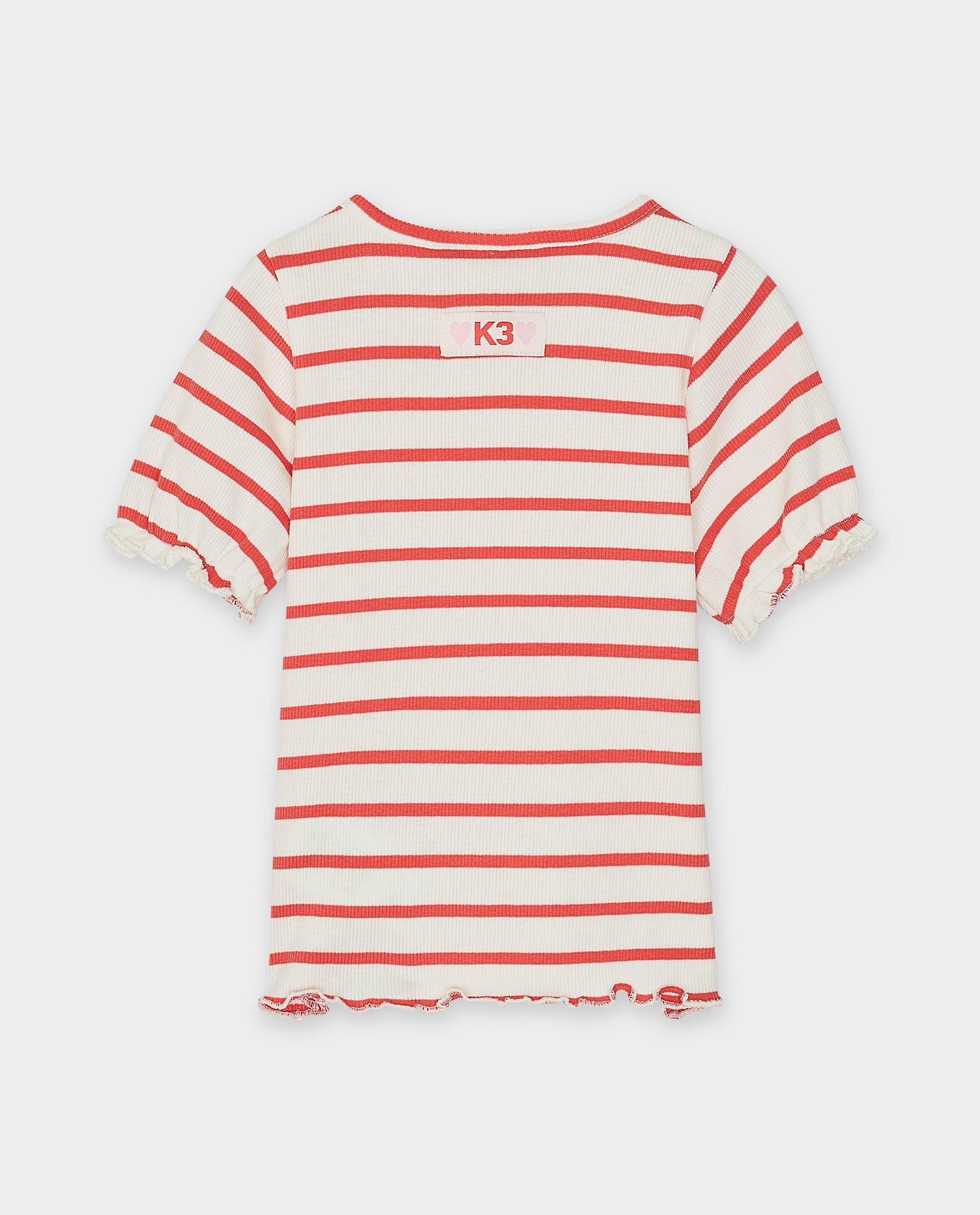 T-shirts - T-shirt met fijne rib De 3 Biggetjes