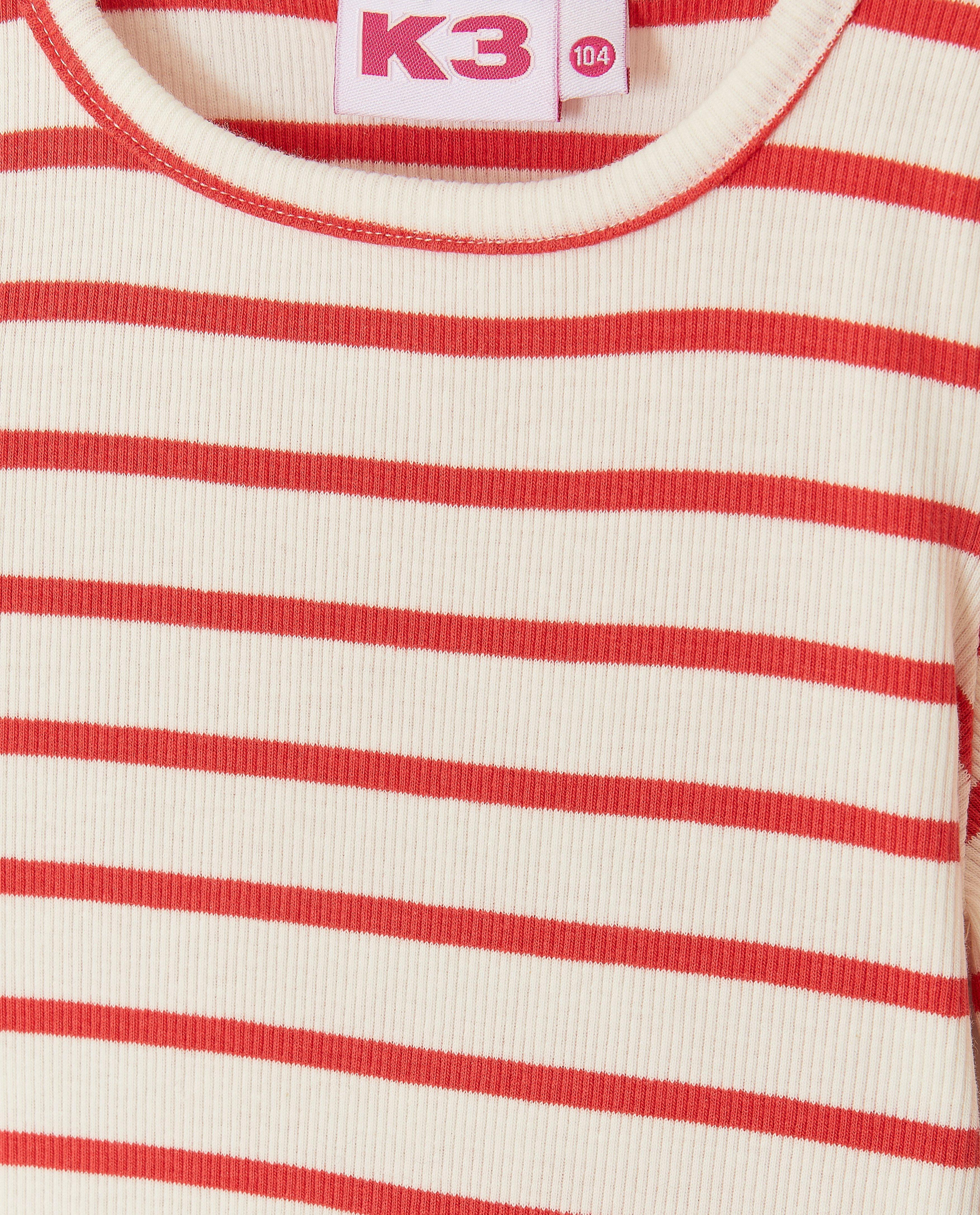 T-shirts - T-shirt met fijne rib De 3 Biggetjes