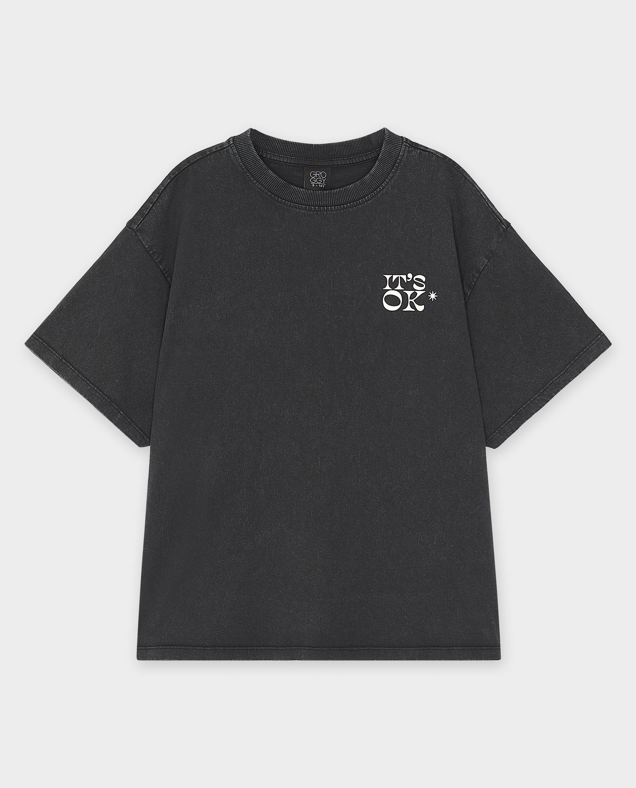 T-shirts - T-shirt met opschrift