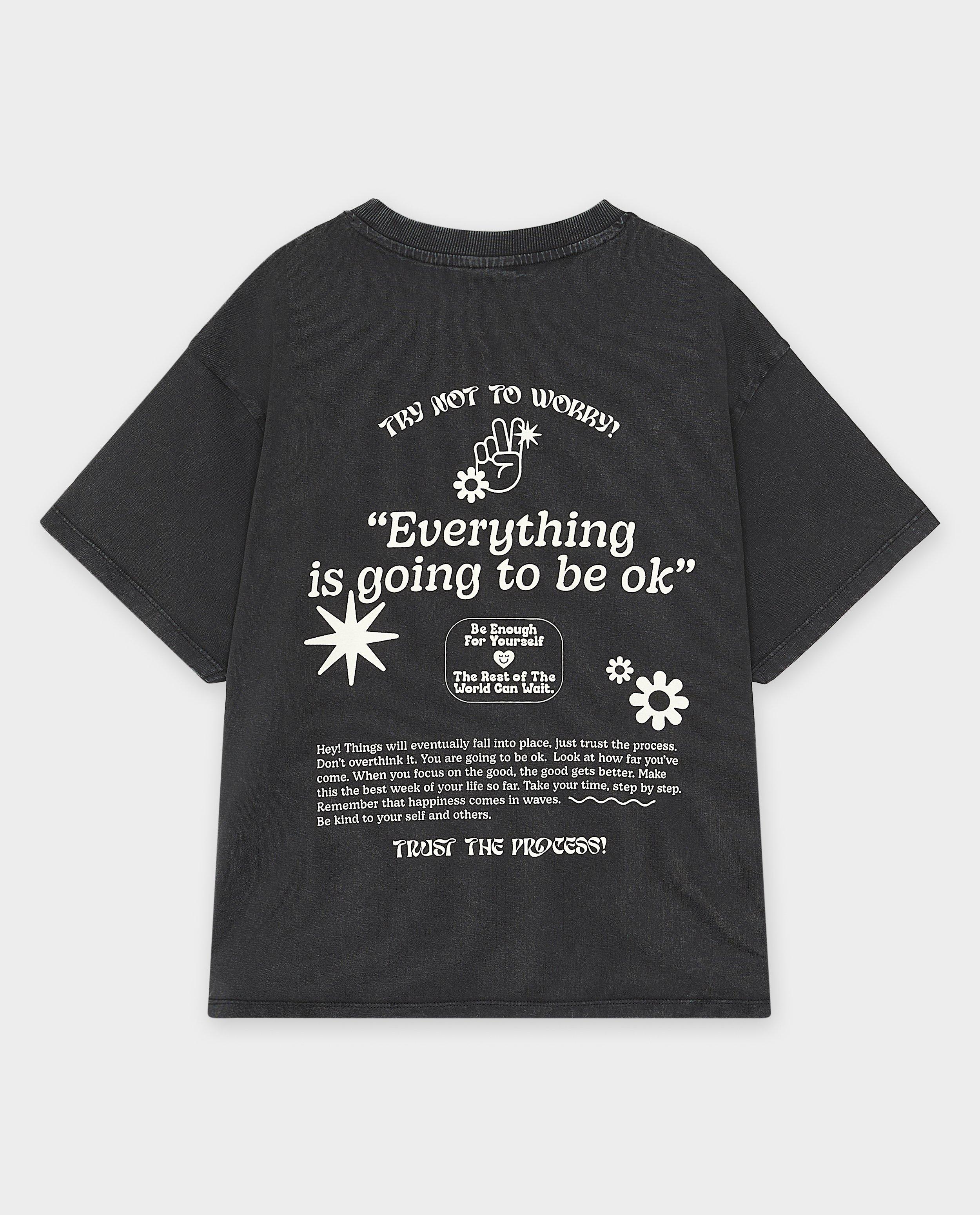 T-shirts - T-shirt met opschrift