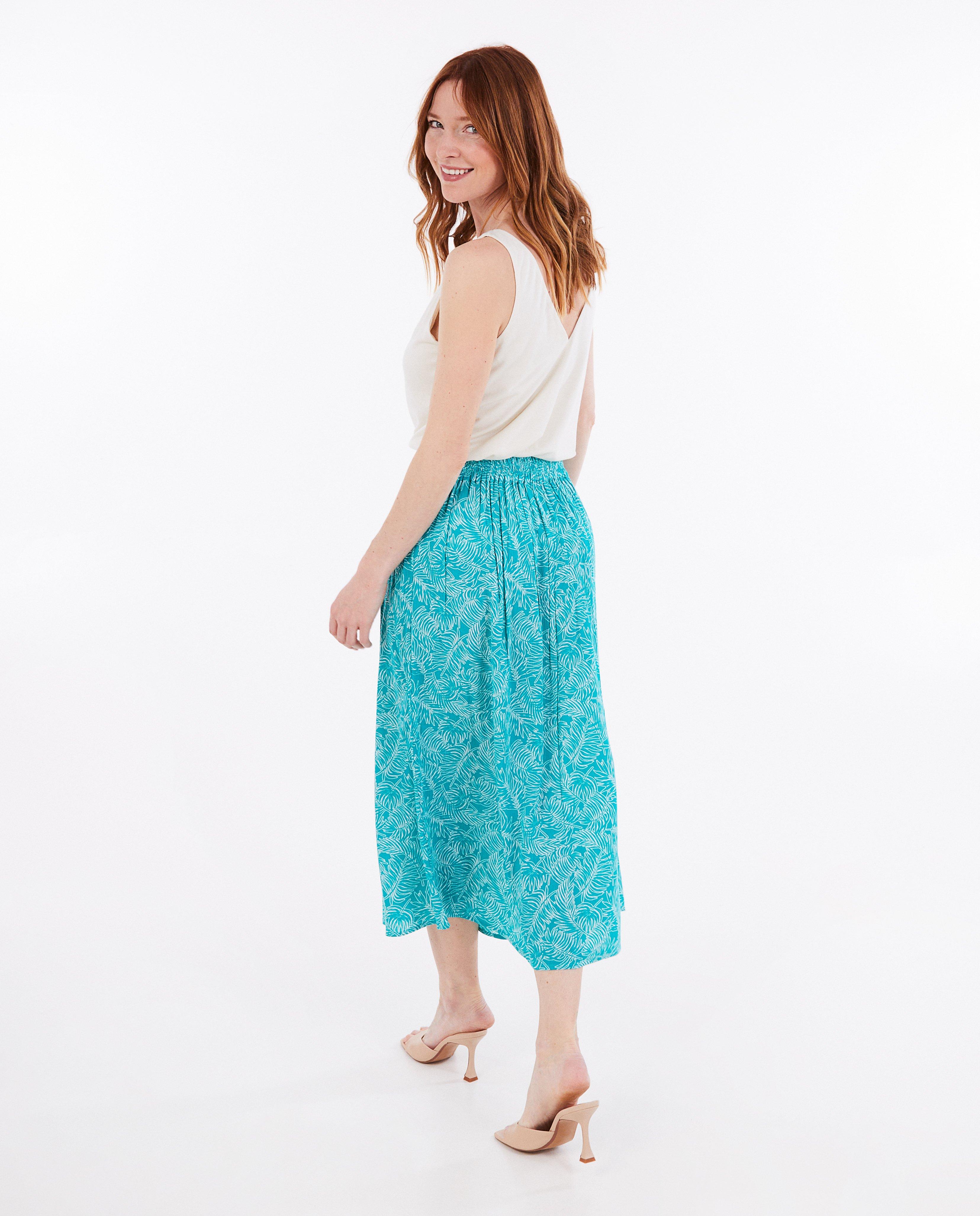 Rokken - Rok met plantenprint