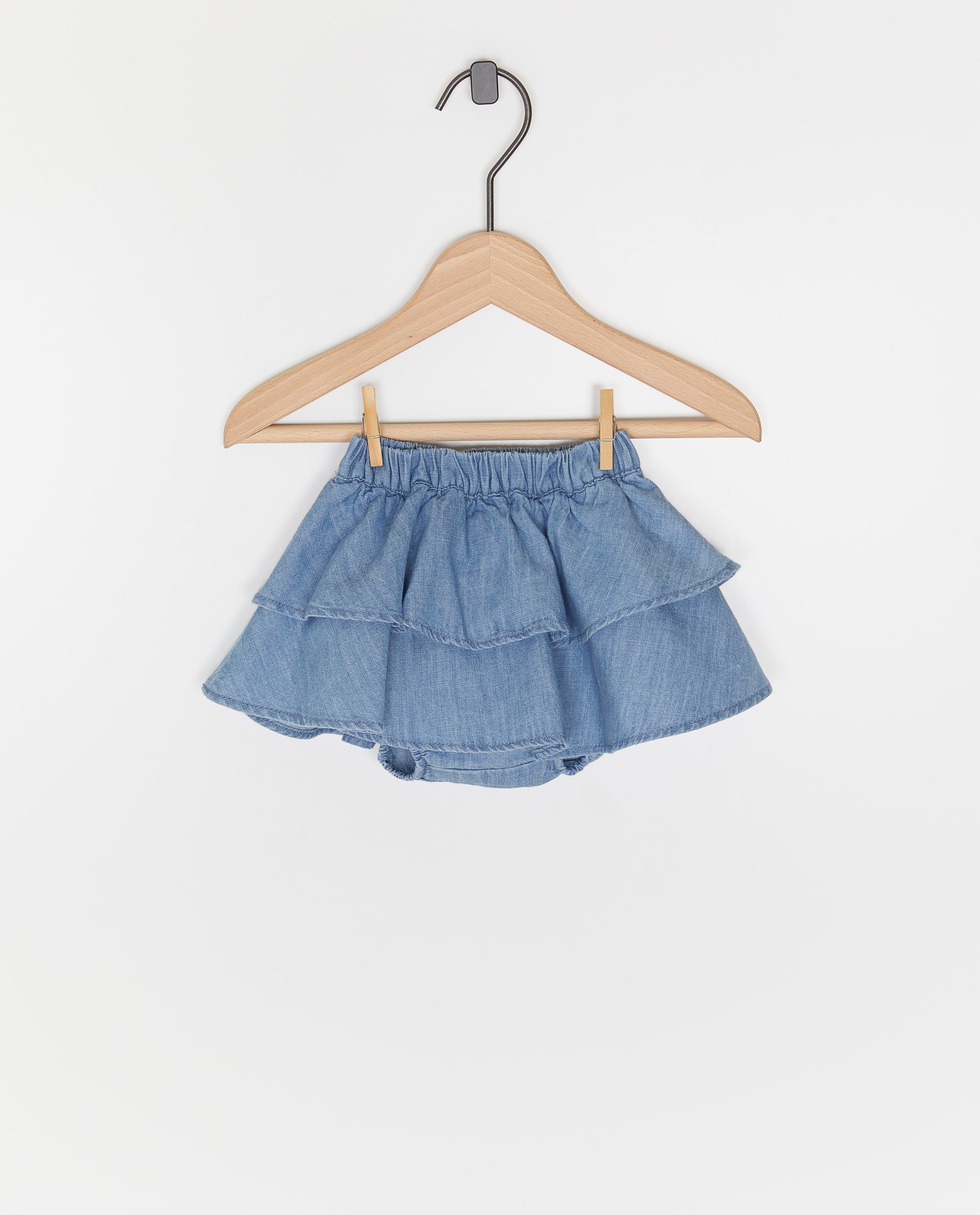 Jeansrok met volants - null - Newborn 50-68