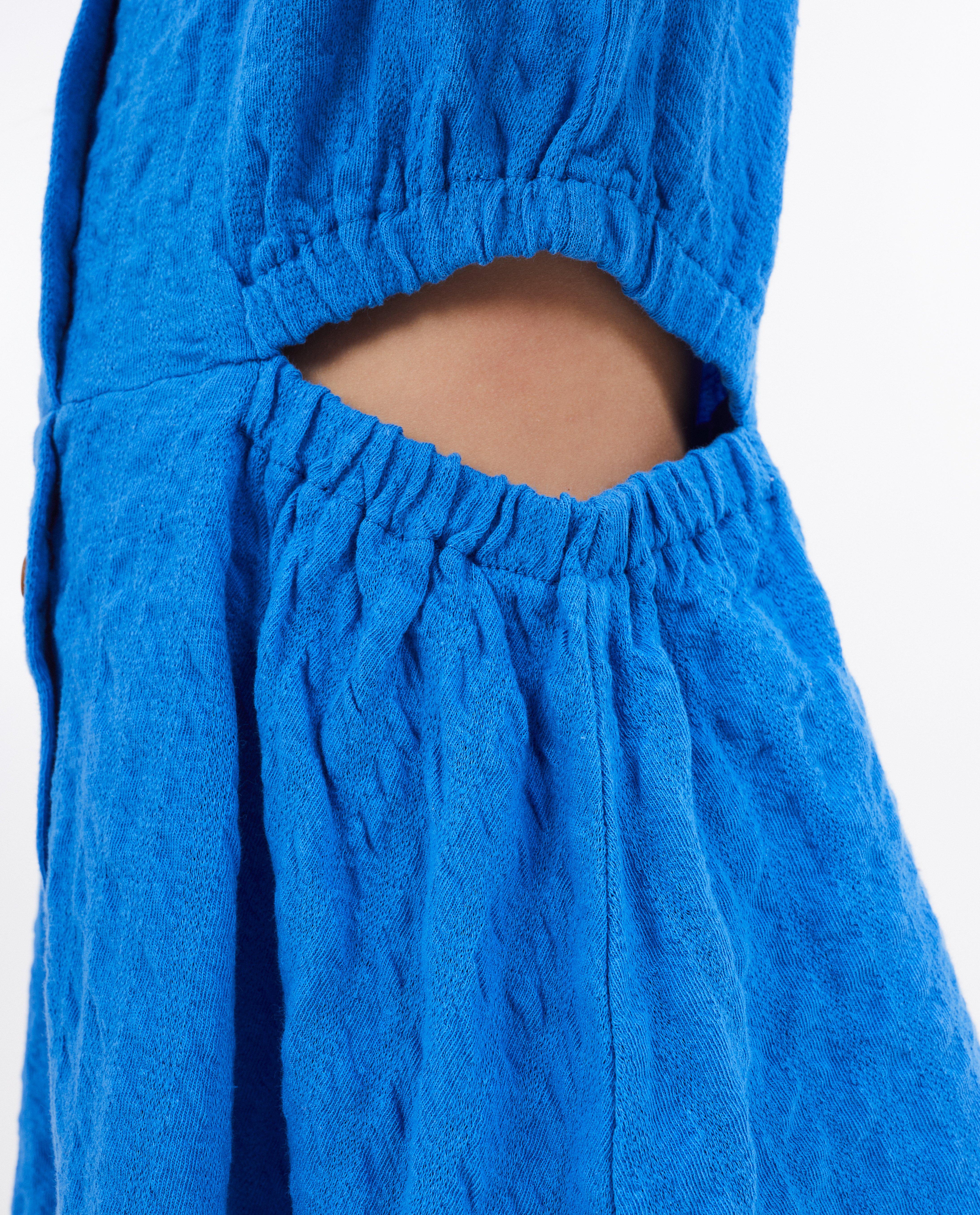 Robes - Robe bleue structurée