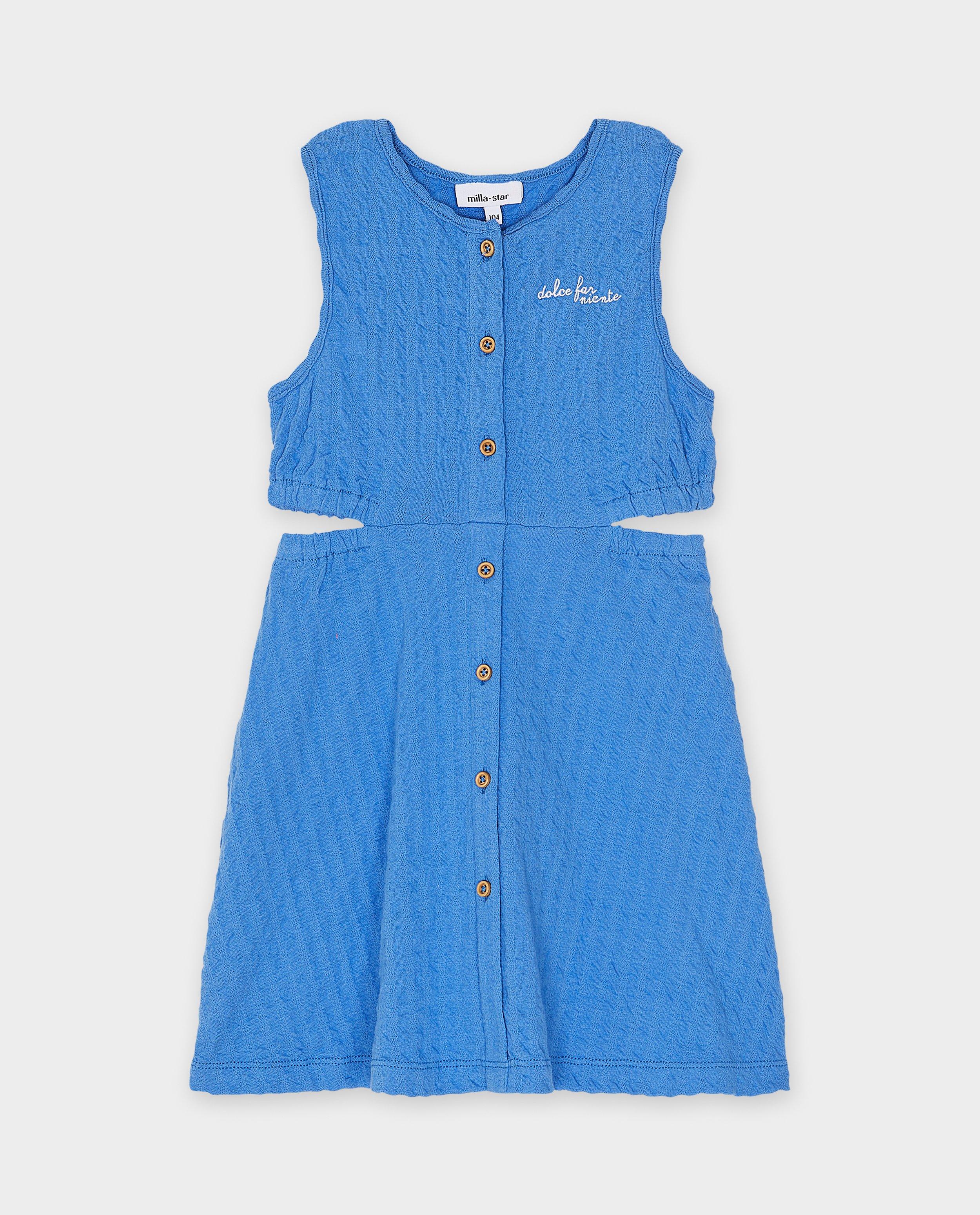 Robes - Robe bleue structurée