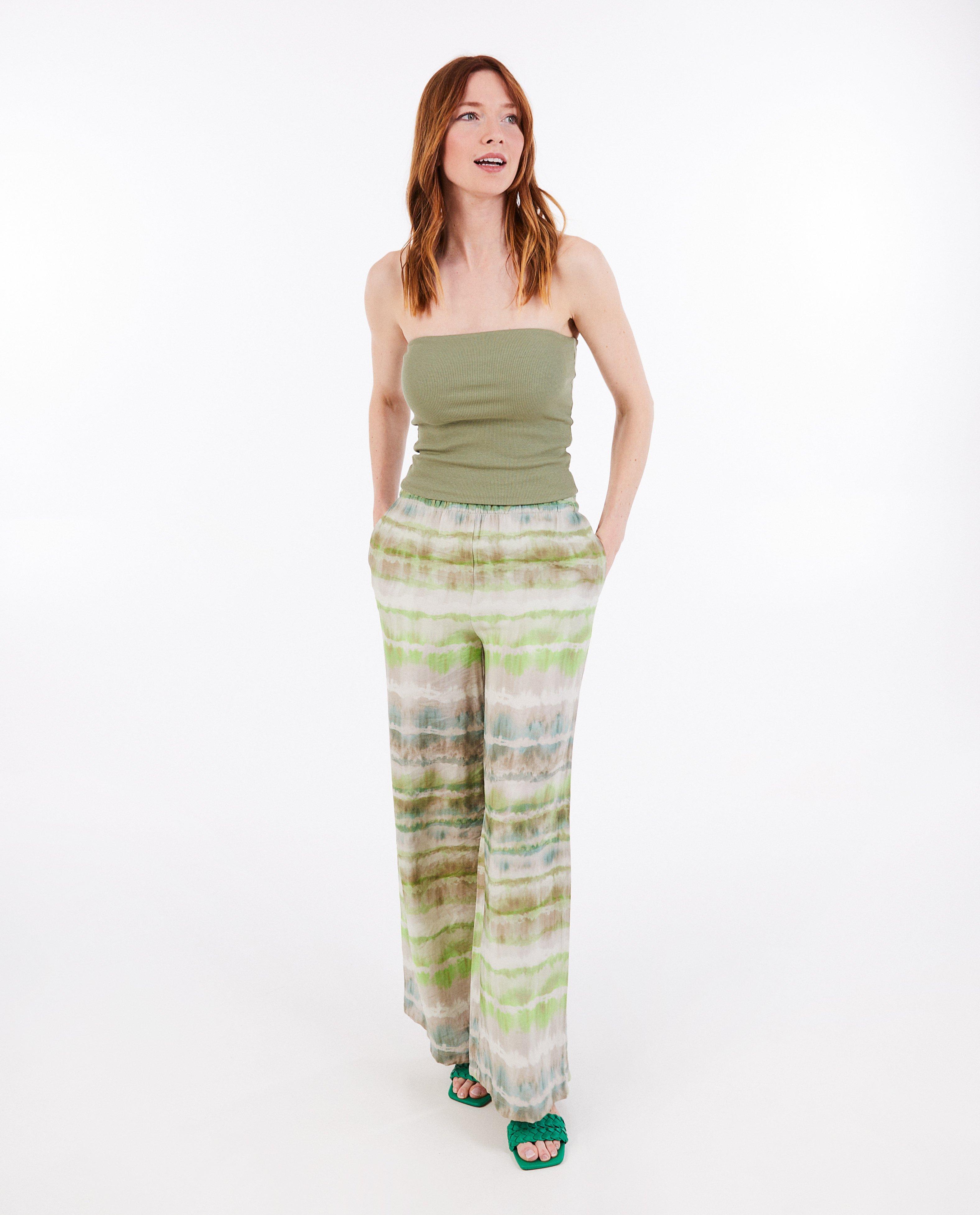 T-shirts - Bandeautop met fijne rib