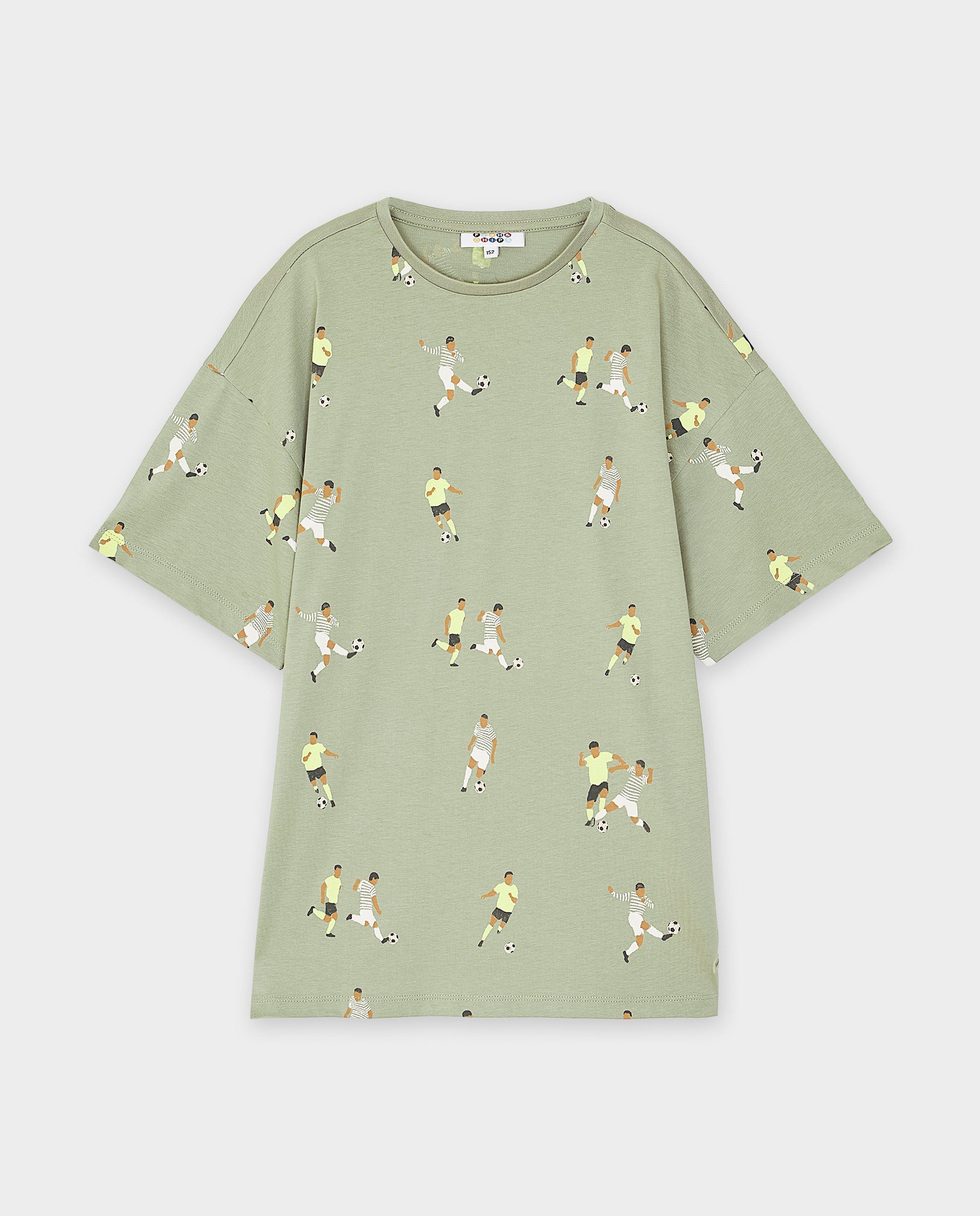 T-shirts - T-shirt met voetballerprint