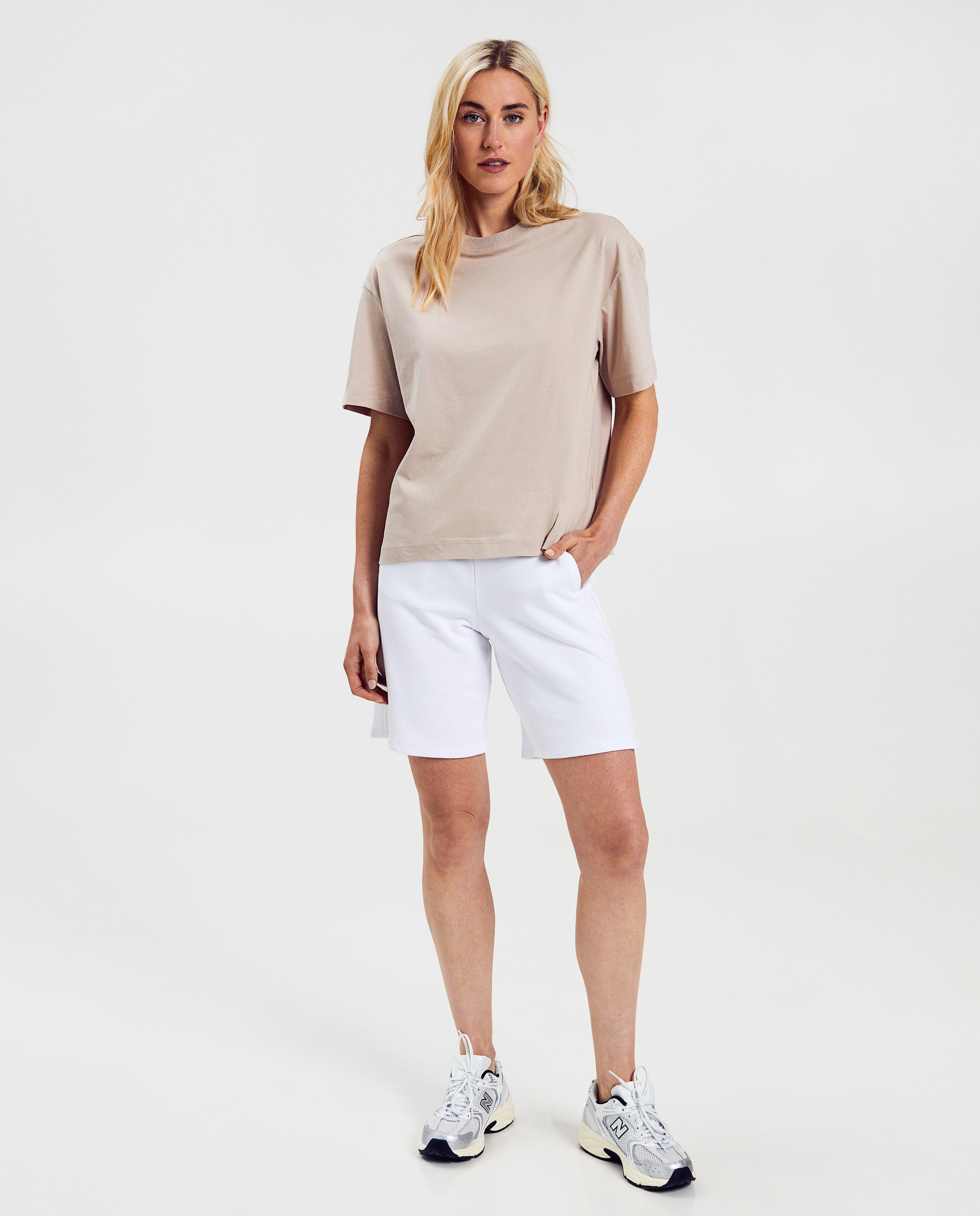 Witte short van sweatstof - Product Detail - wit - afbeelding nummer 1