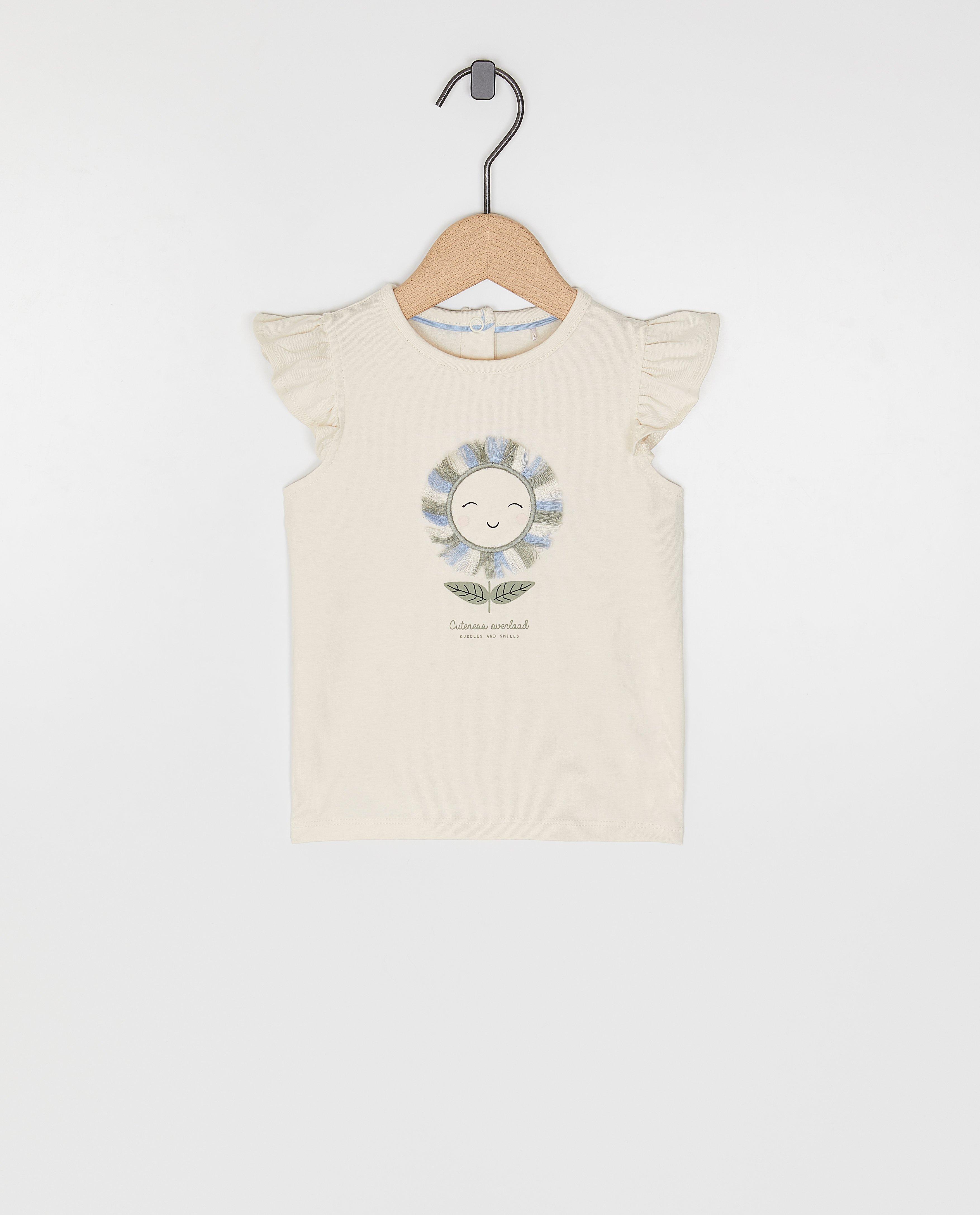 T-shirt met opschrift - null - Cuddles and Smiles