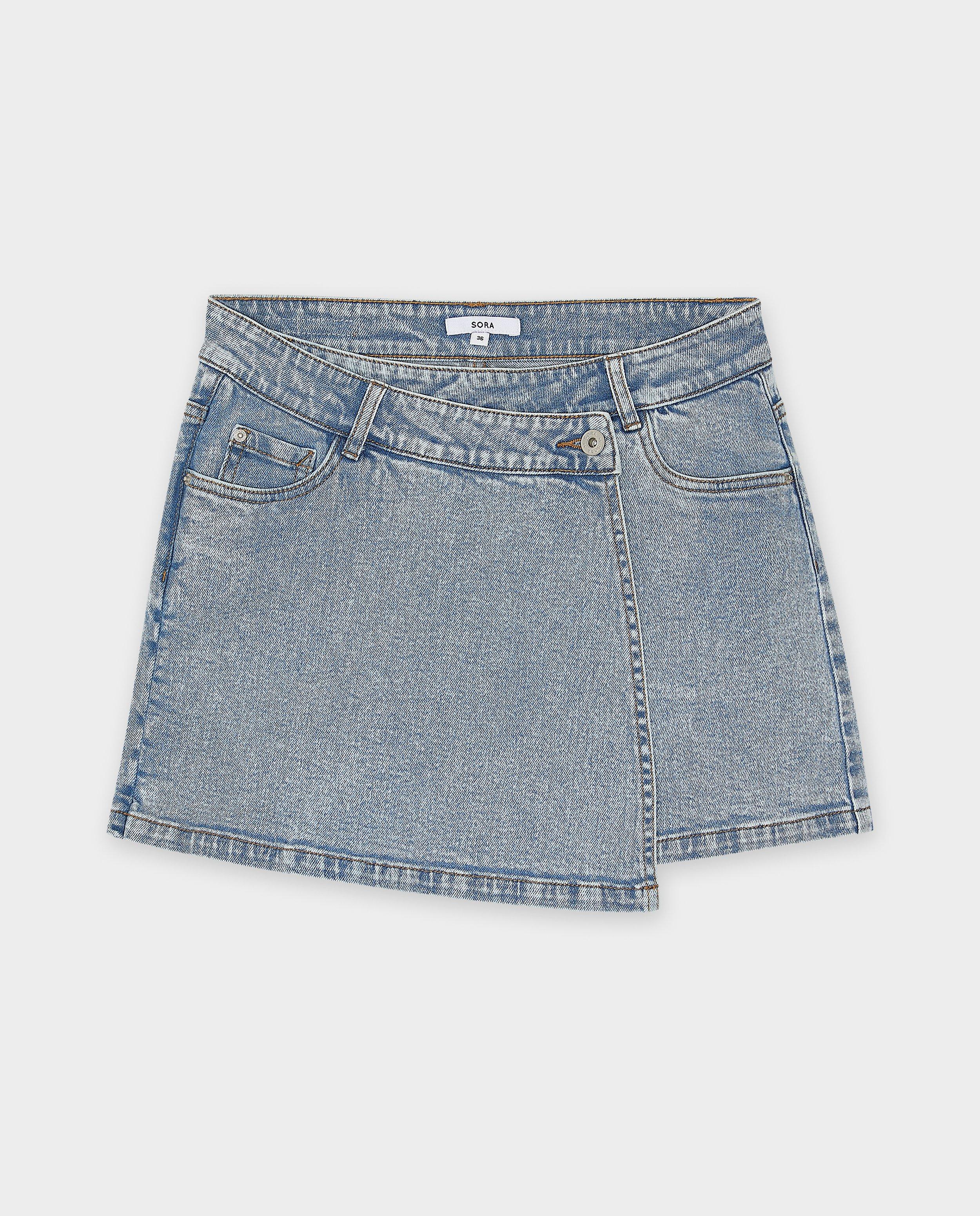 Shorten - Blauwe jeansskort
